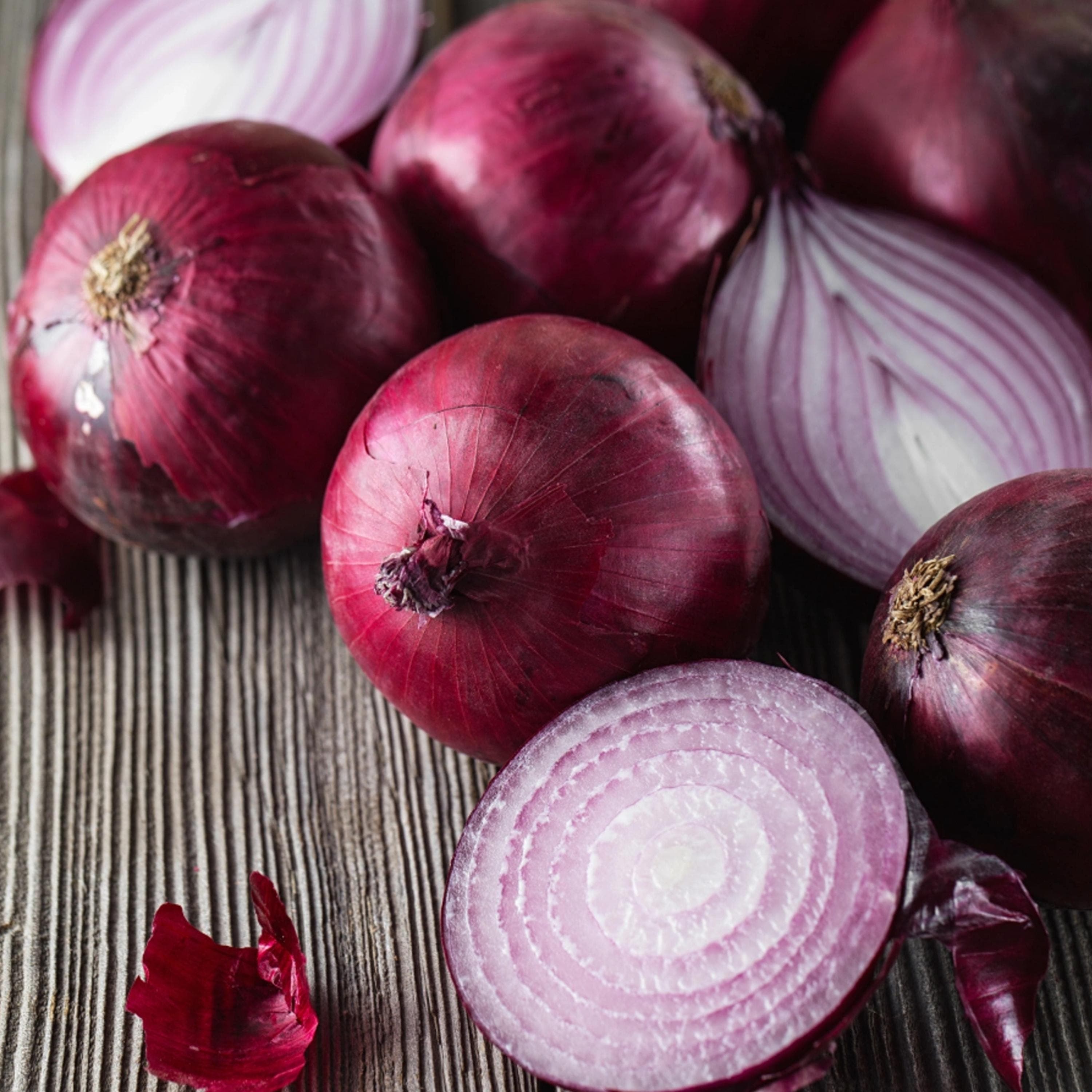 Burgundy Red Onion Seeds - Organic & Non Gmo - Heirloom - Grow Your Own Onions At Home