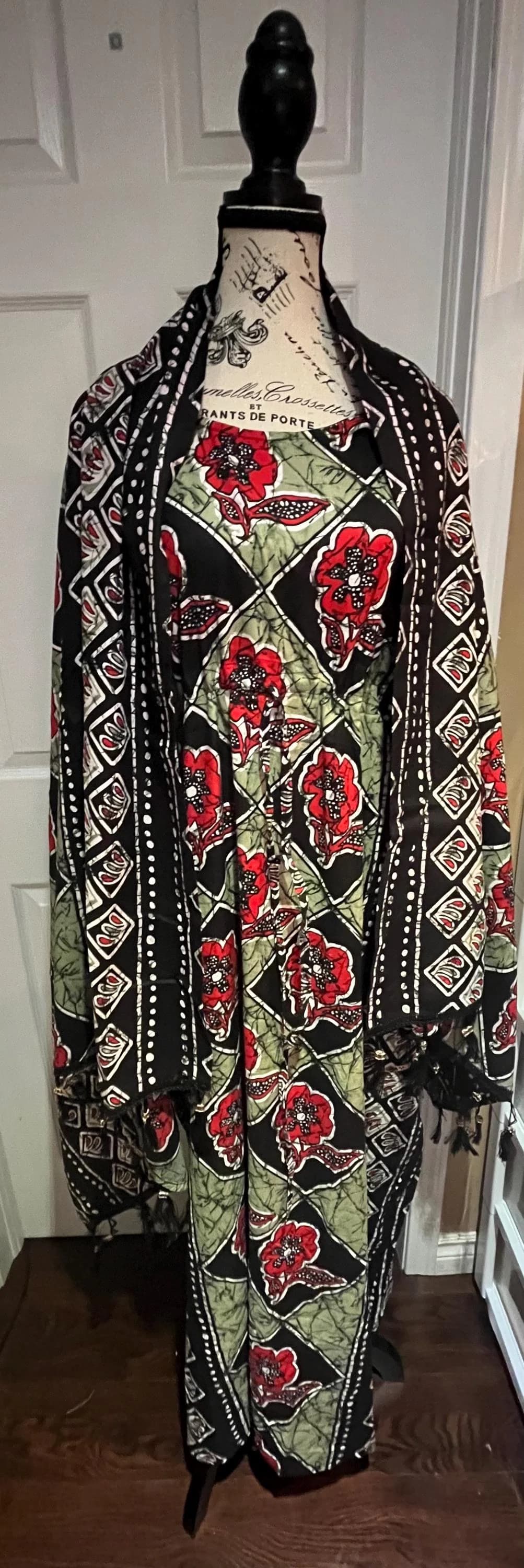 Dress and Scarf