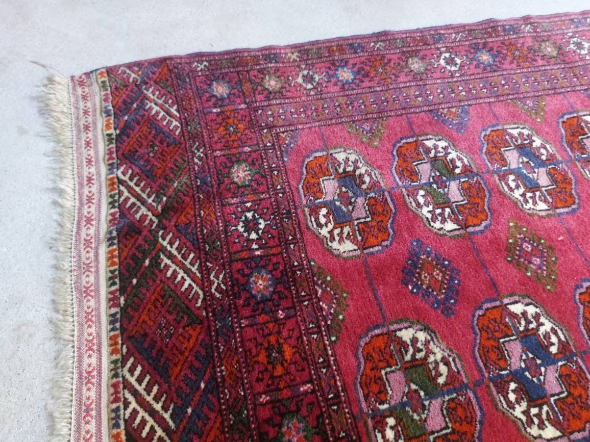 125x80 cm Ideal Handmade Turkmen rug best wool rug small oriental rug Afghan beloch vintage rug decorative rug Turkmen sara rug - image 5