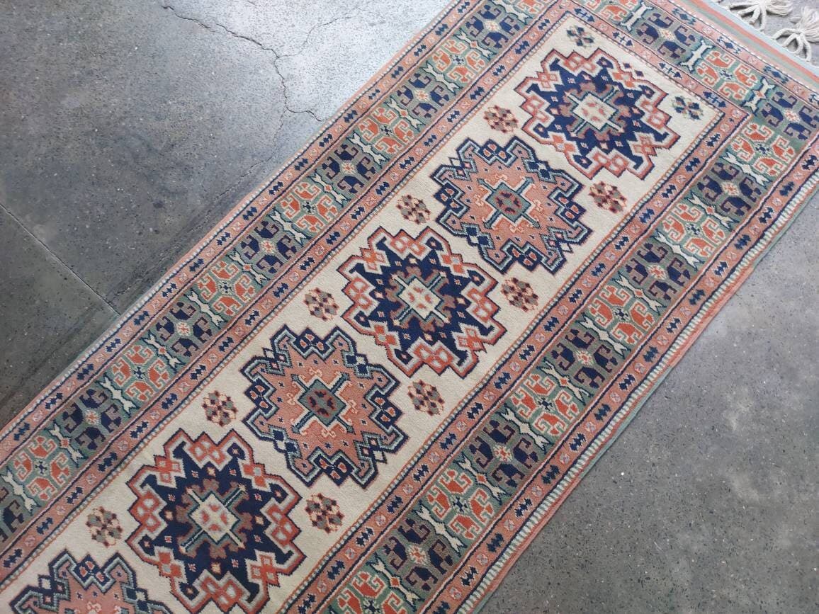 Handmade sirvan  runner nice vintage wool rug oriental rug runner Hallway runner fine quality - image 5