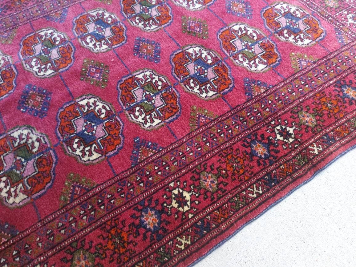 125x80 cm Ideal Handmade Turkmen rug best wool rug small oriental rug Afghan beloch vintage rug decorative rug Turkmen sara rug - image 4