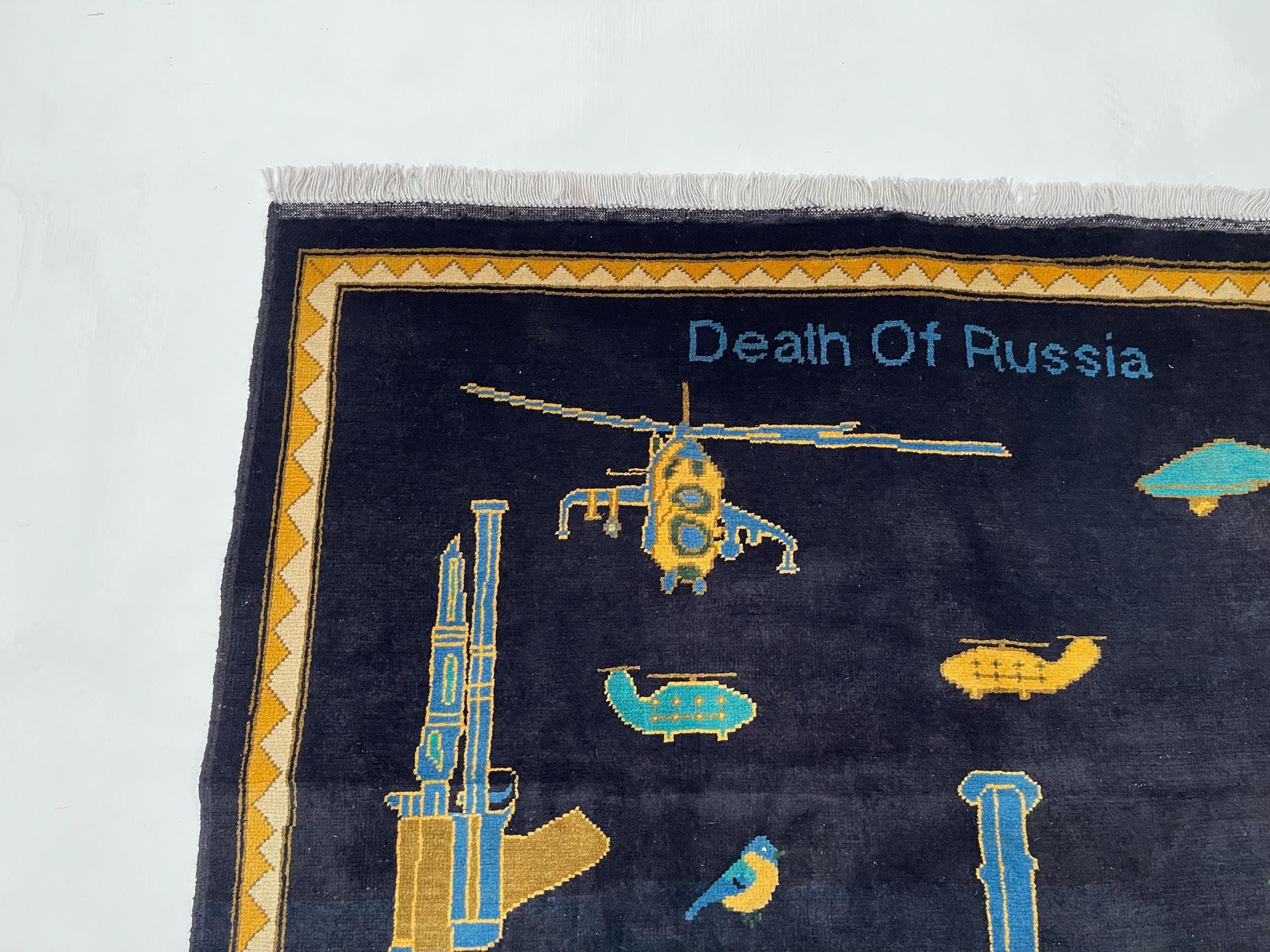 218x145 cm Handmade Afghan war rug large war rug Merinos wool rug  beautifully made area rug handicrafts #725 - image 5