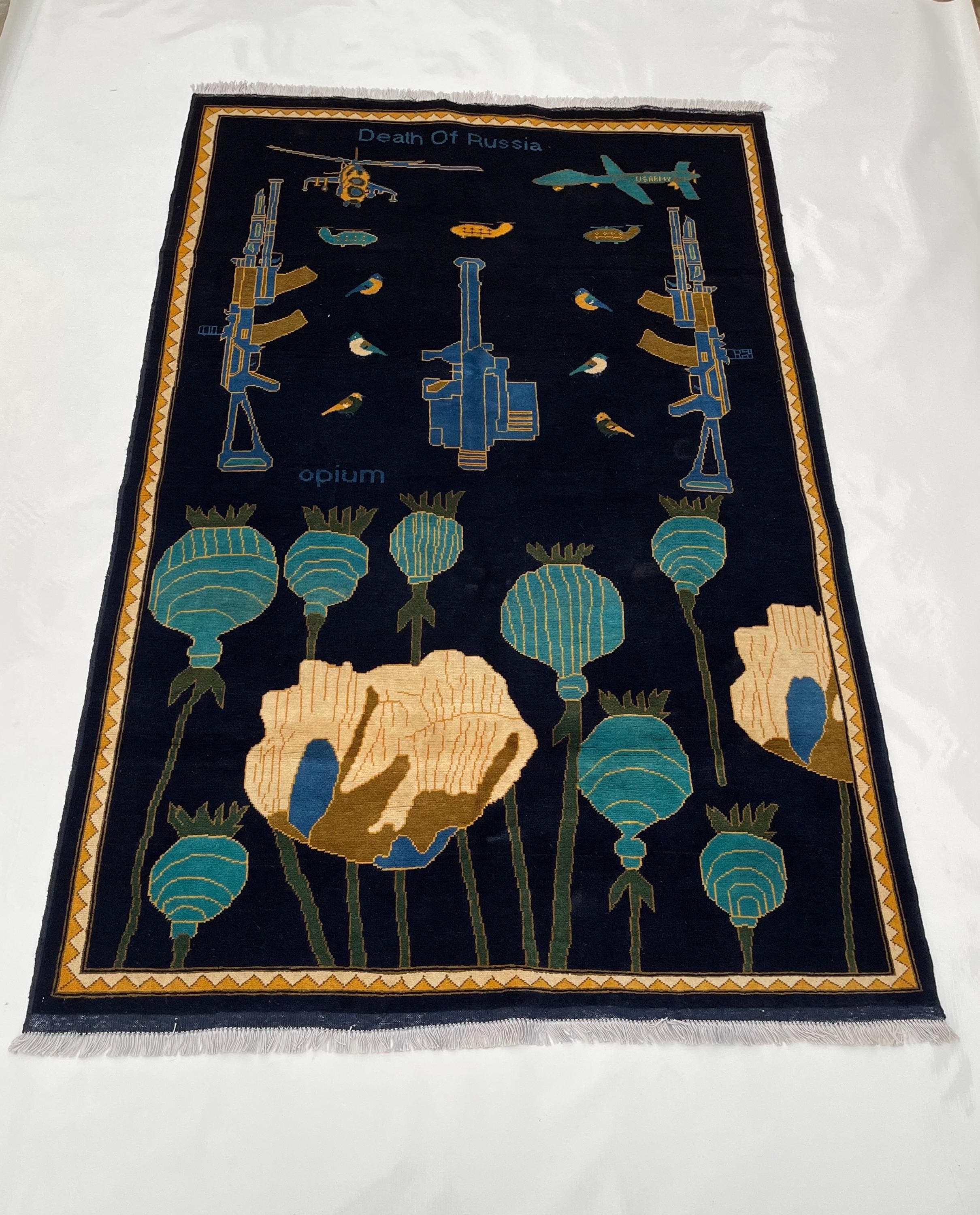 218x145 cm Handmade Afghan war rug large war rug Merinos wool rug  beautifully made area rug handicrafts #725