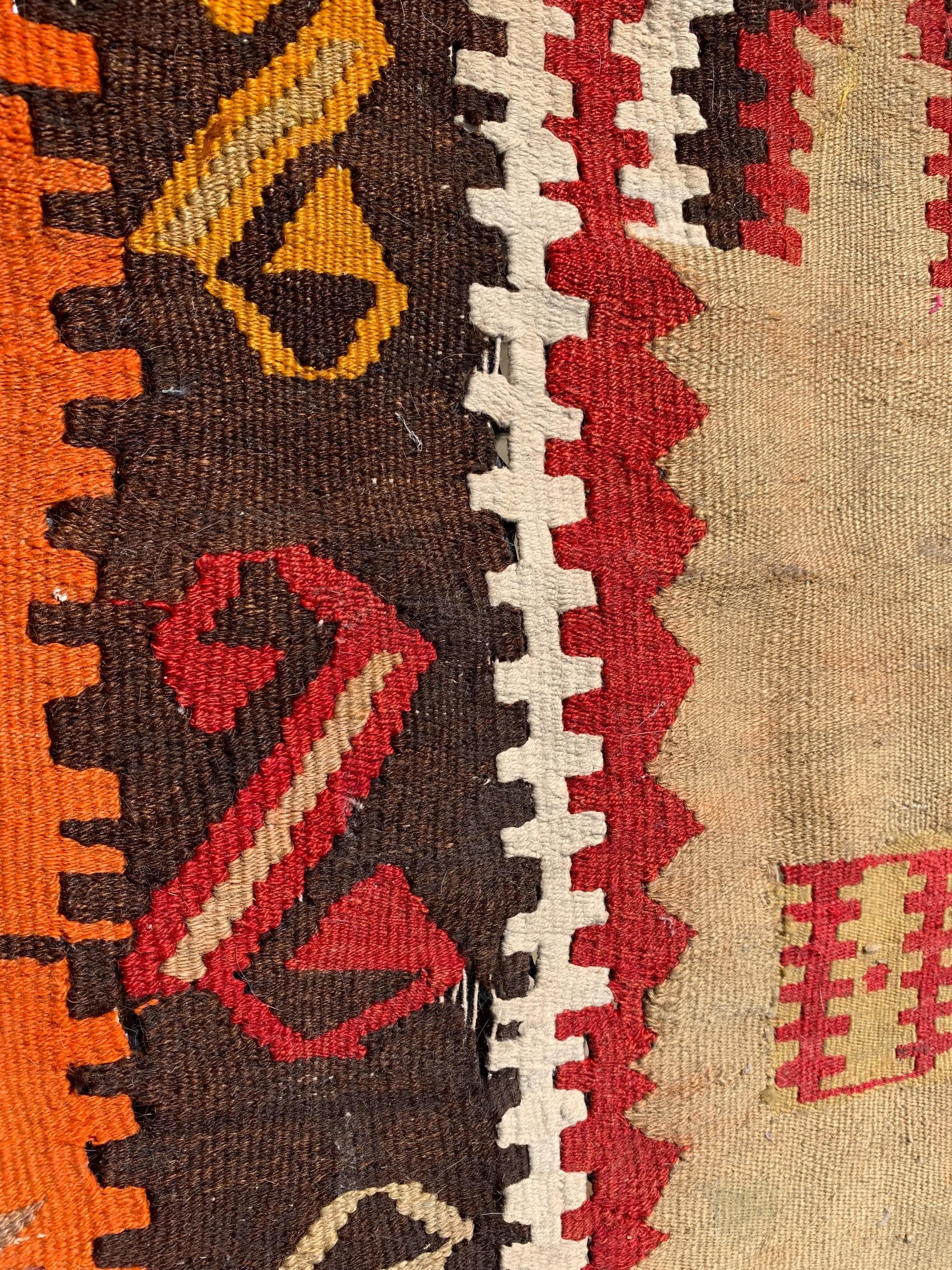 Beautiful Antique/Vintage Anatolian Tribal Mihrab Kilim - image 3