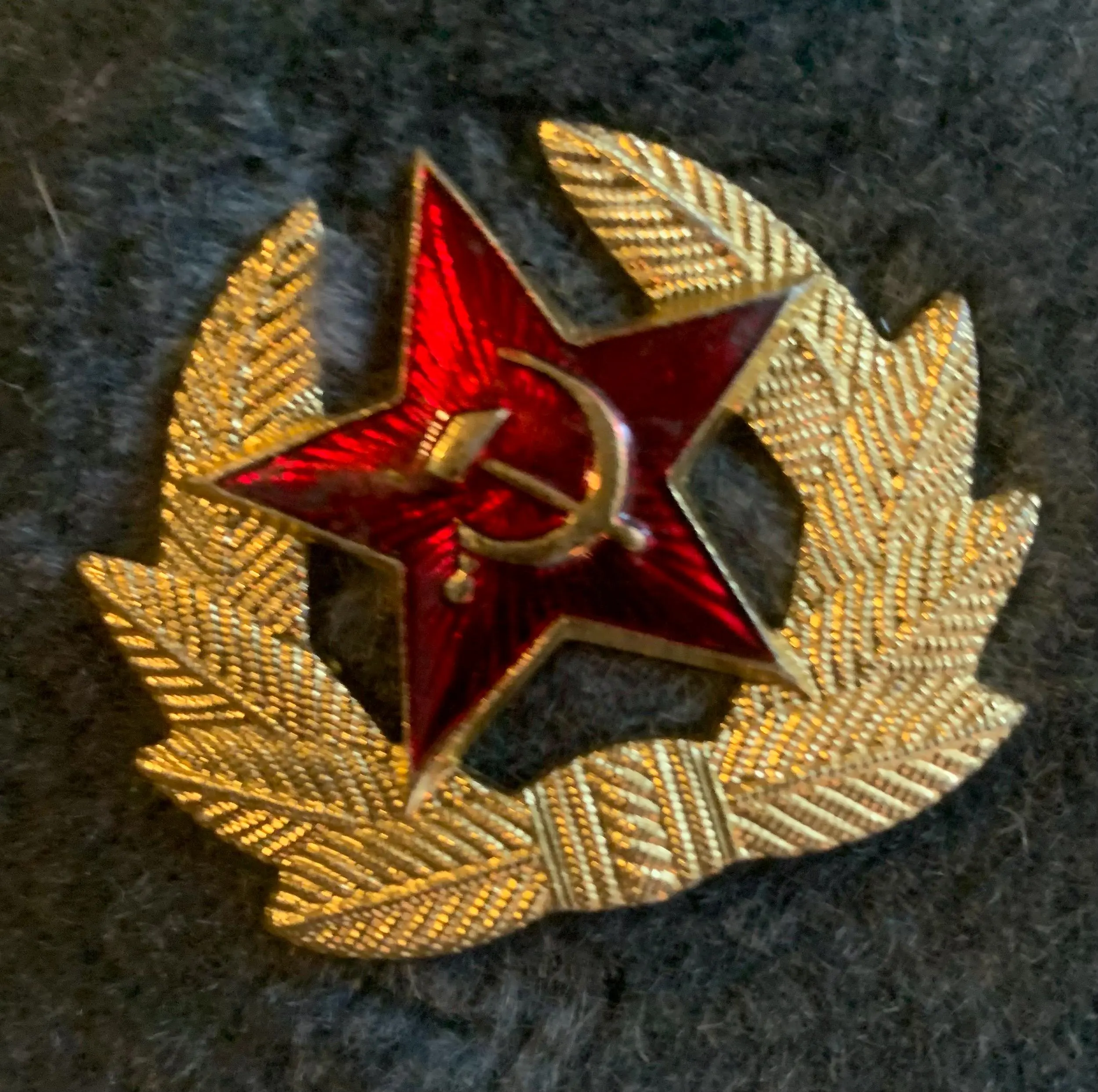 Vintage Ushanka Russian Soviet Union Hat from Afghanistan War.