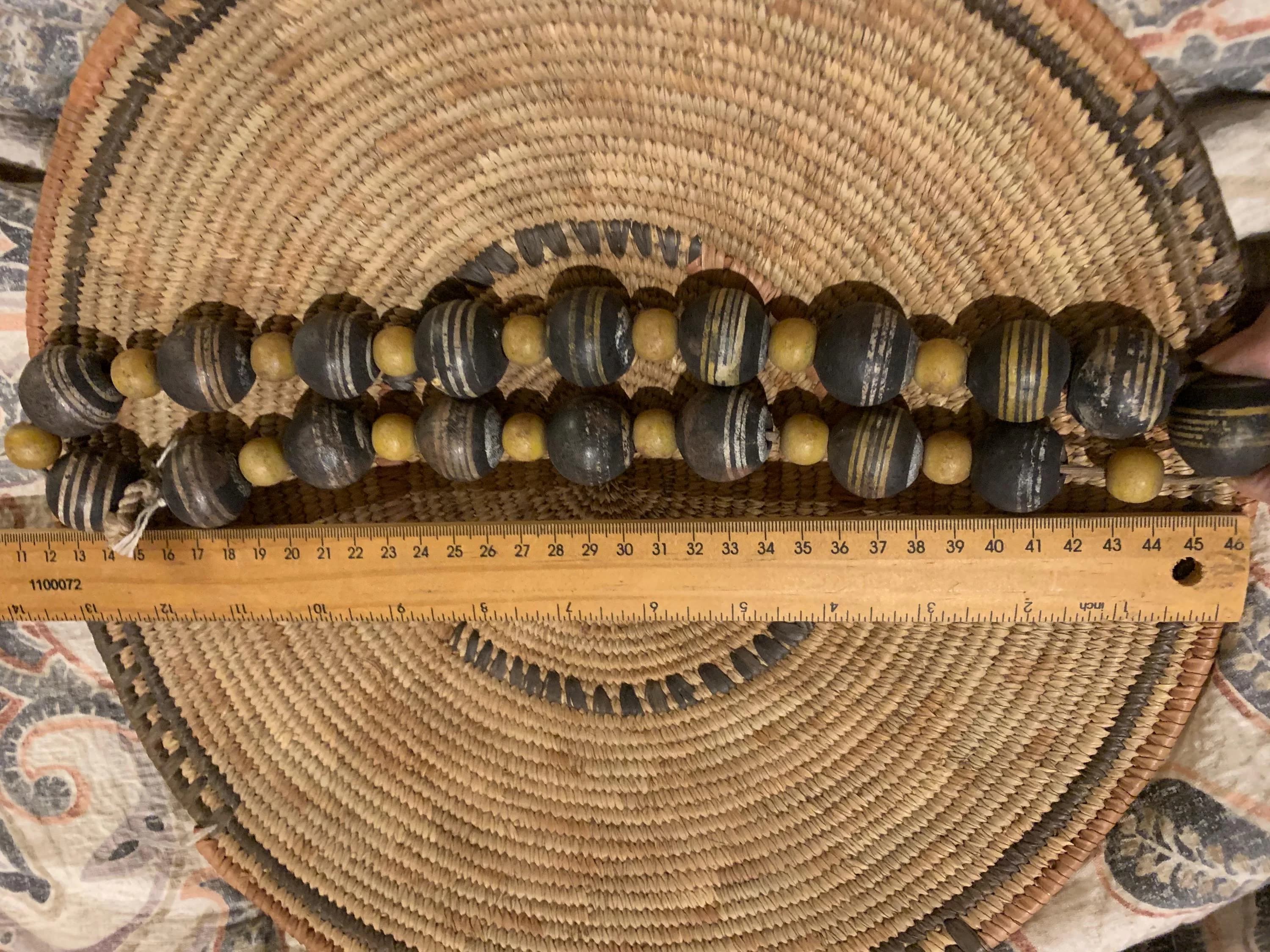 Antique African Mali Clay Beads - image 5