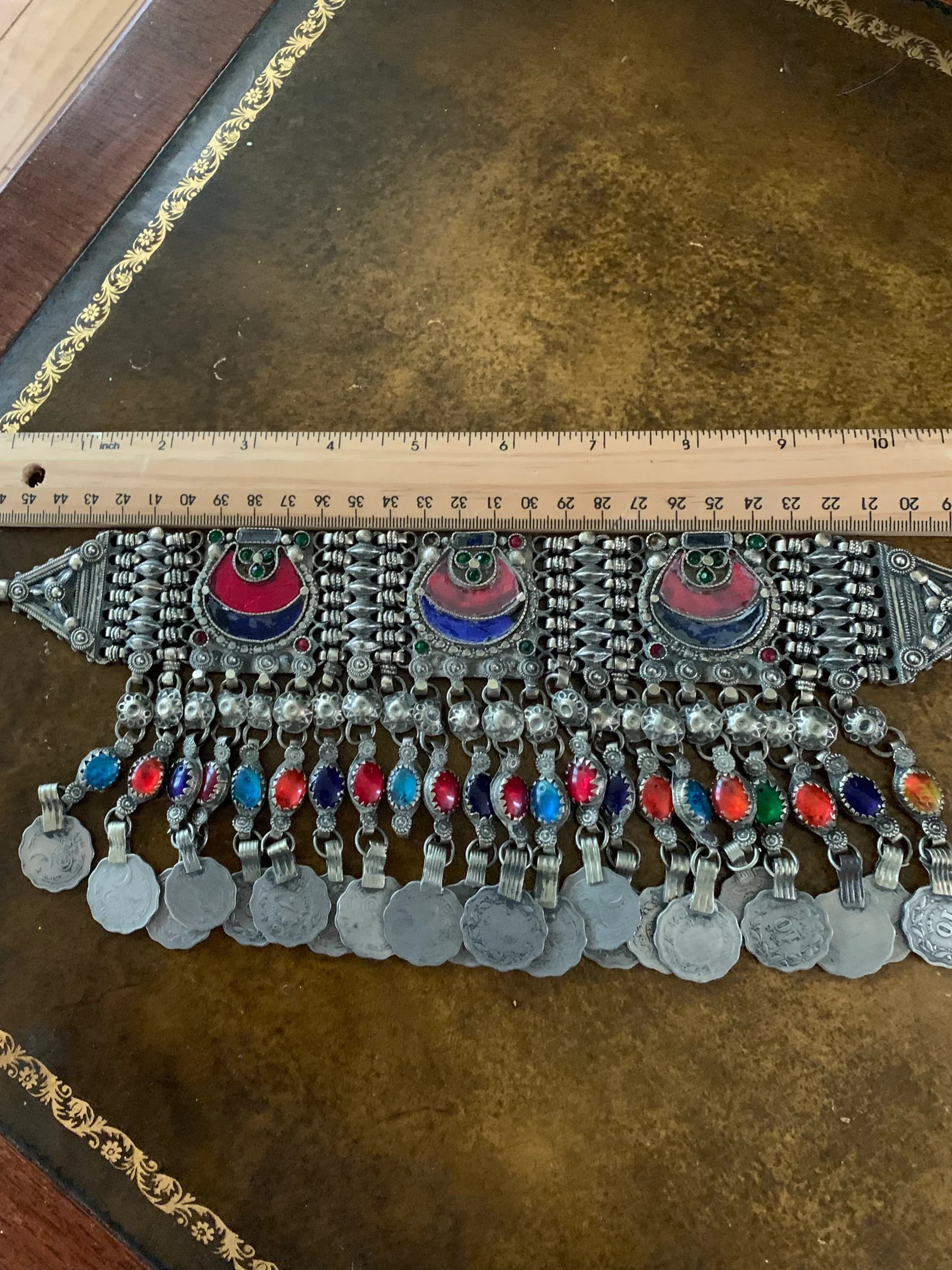 Vintage Pakistani Paisa Coin Headdress - image 3