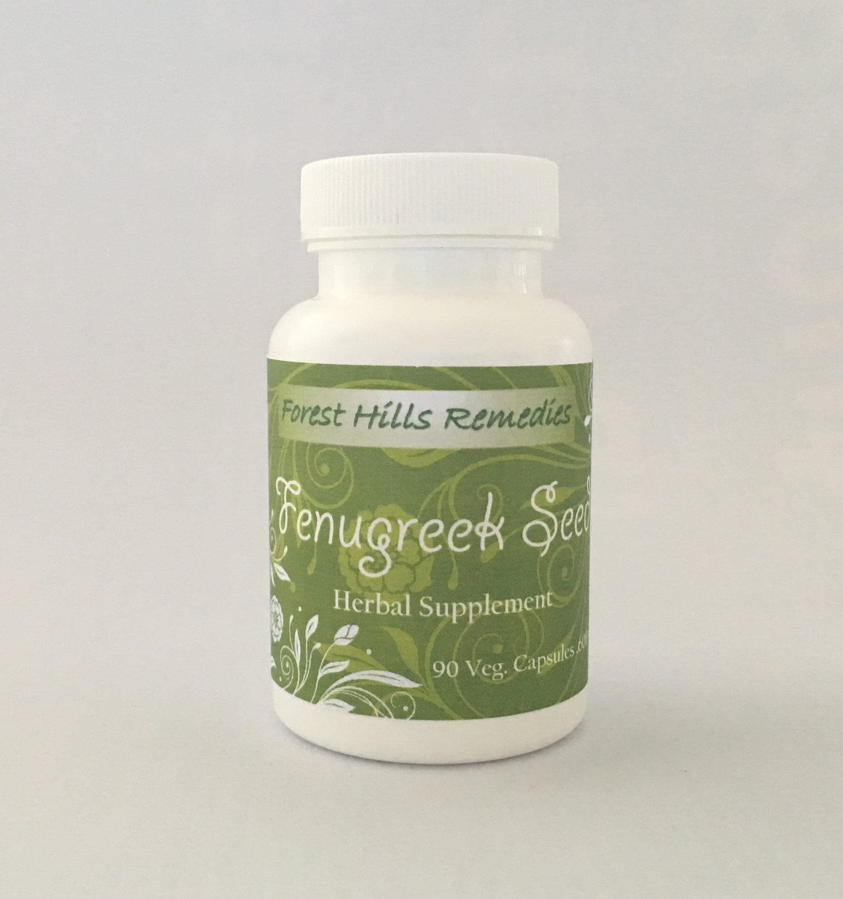 Fenugreek Seed Vegan Capsules, 100% Pure Organic Ingredients, Retail and Wholesale