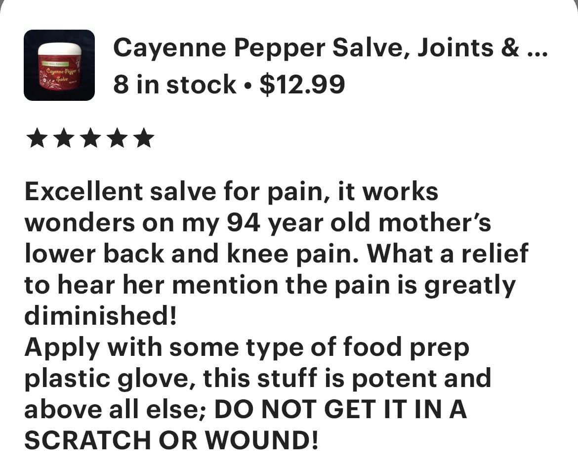 Cayenne Pepper Salve, Traditionally Infused Oil of Cayenne Pepper, Vegetarian, Kosher, Halal Ingredients - image 5