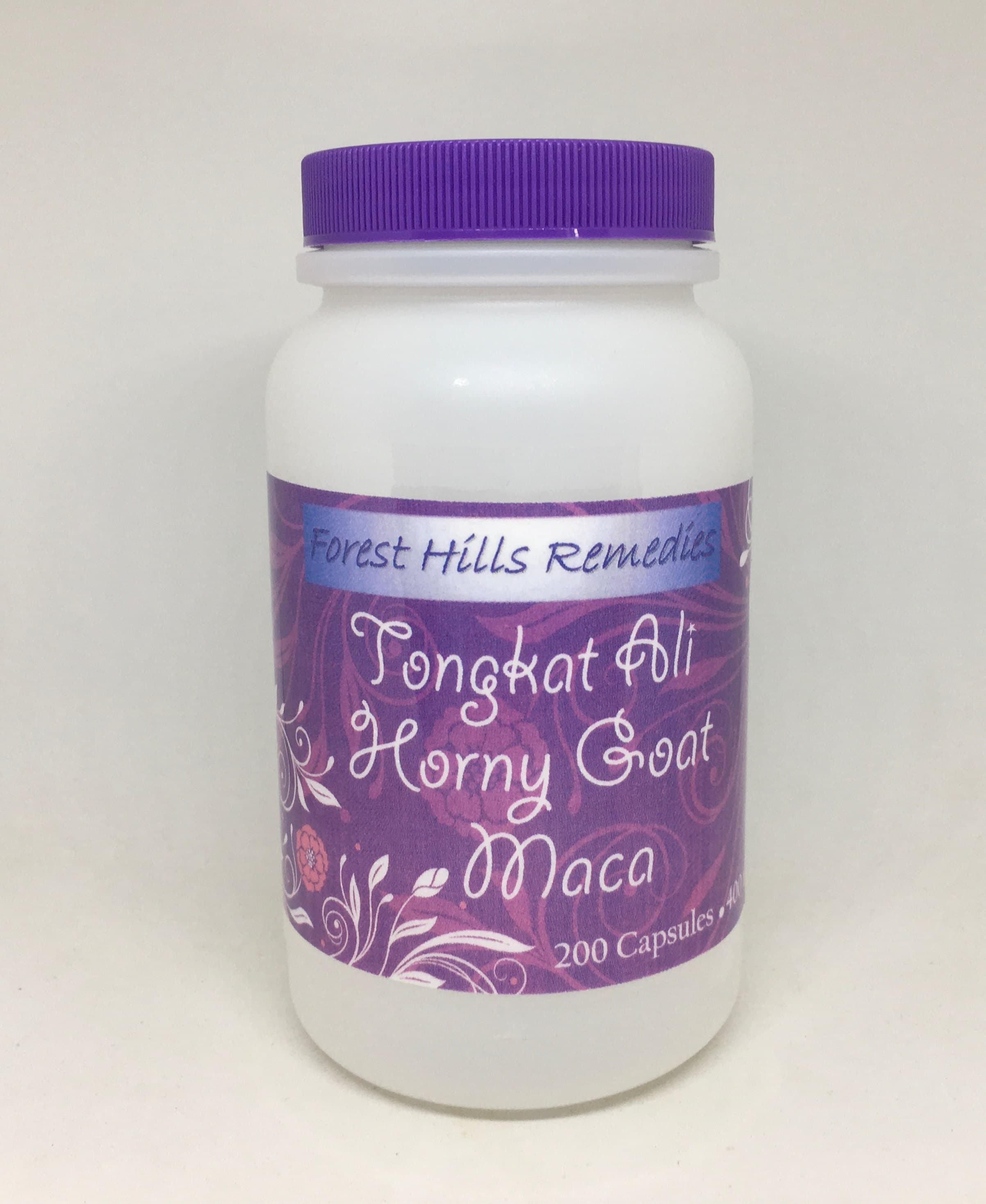 Tongkat Ali, Horny Goat, Maca Blend, Vegan Capsules