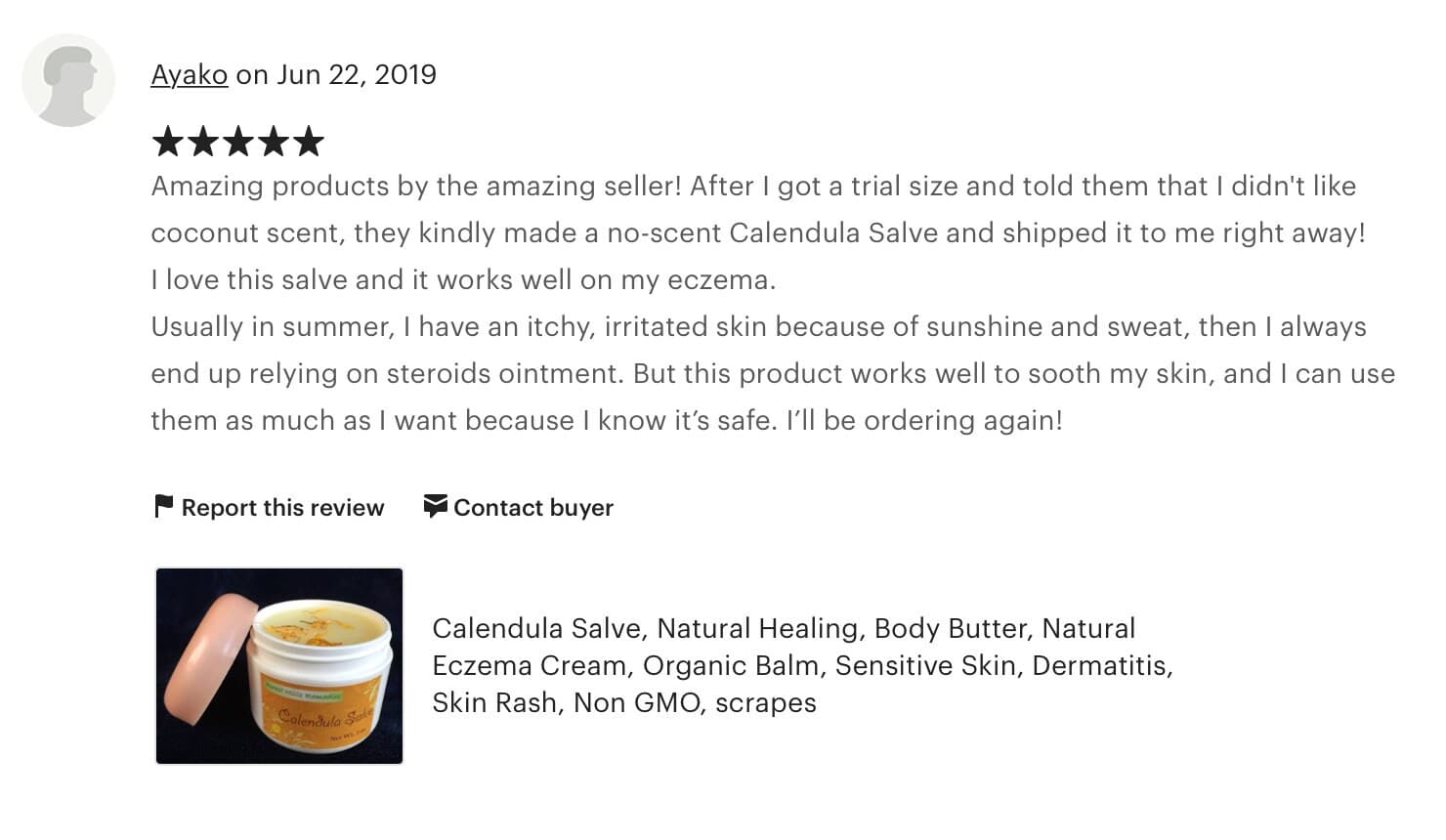 All Natural Calendula Salve: Marigold Ointment - image 5