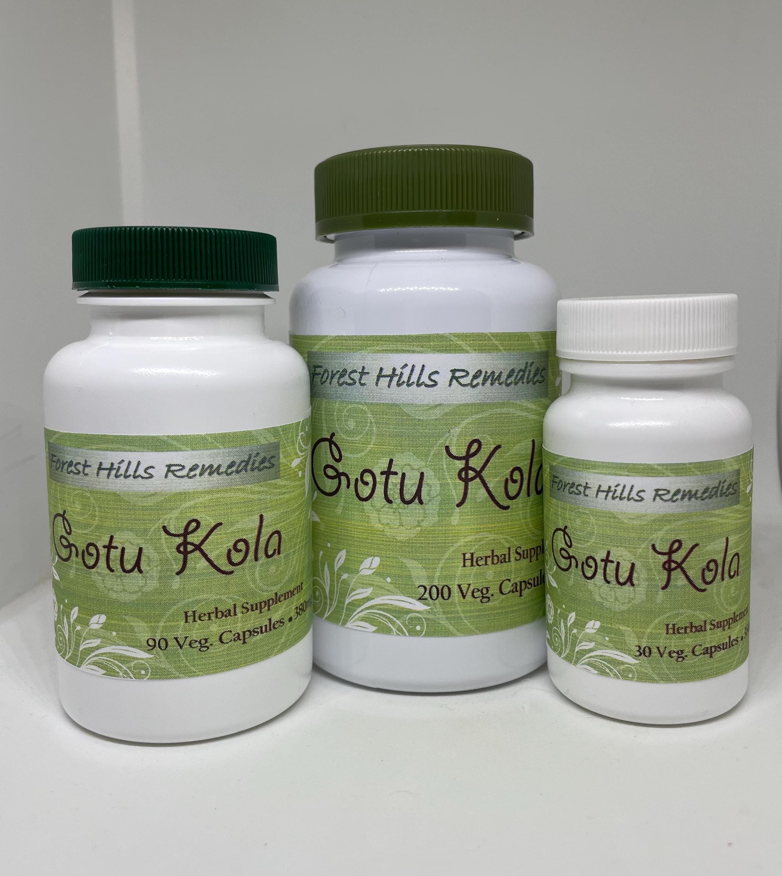 Gotu Kola Vegan Kosher Halal Capsule, Centella asiatica, Free shipping in the US, No additive, Fresh made on demand - image 4
