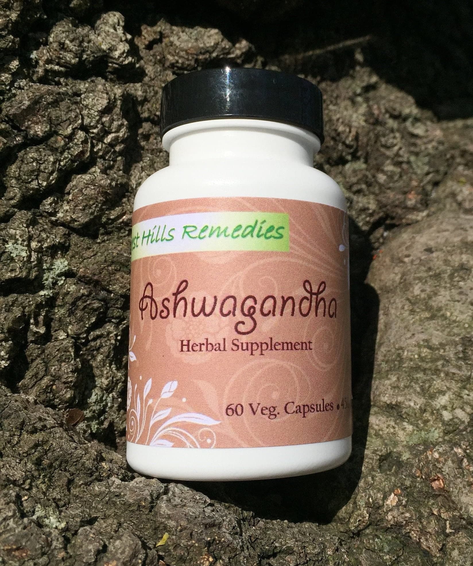 Organic Ashwagandha Vegan Capsules, 100% Pure Organic Root Powder, Retail and Wholesale