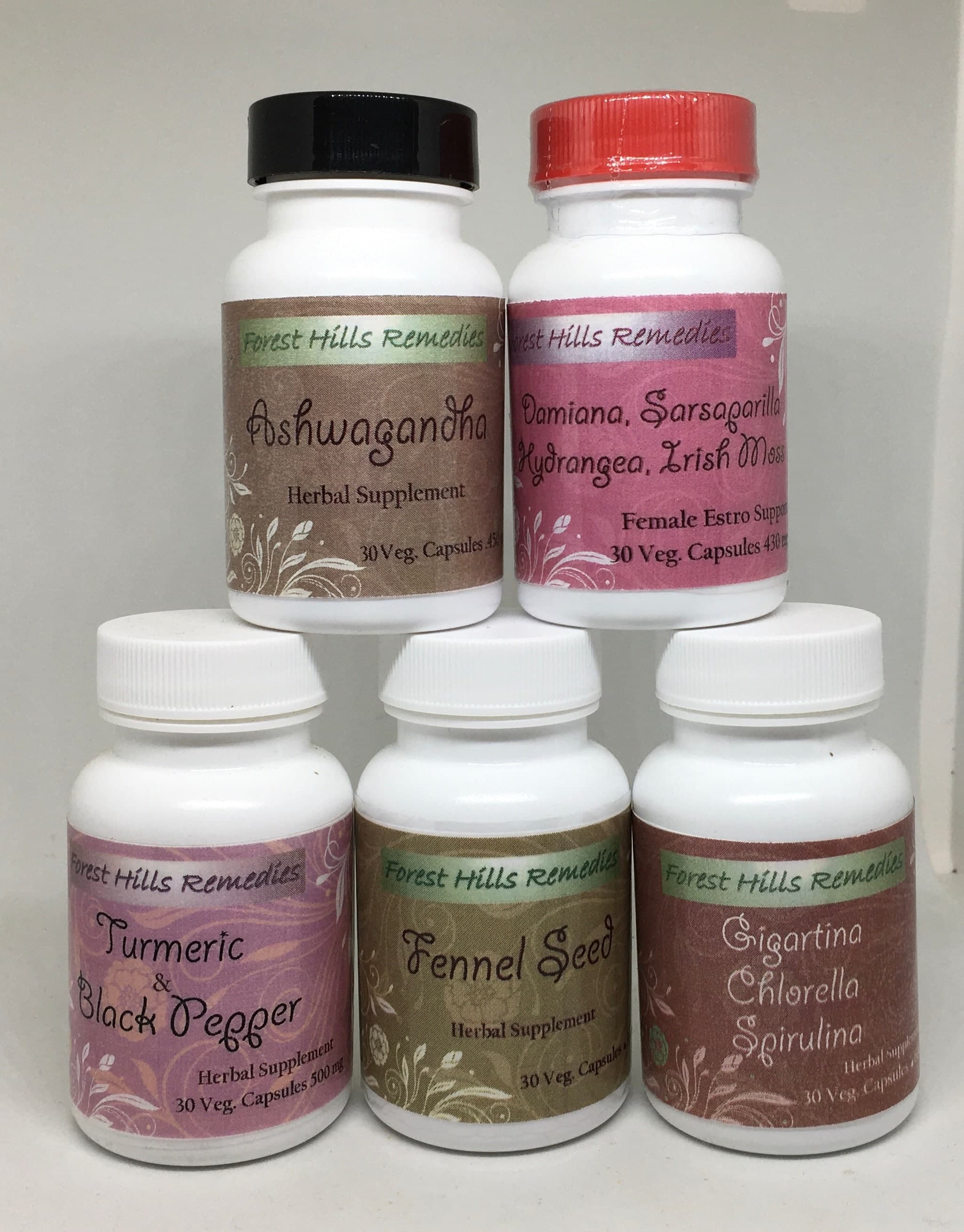 Vegan Herbal Supplements, Forest Hills Remedies, 30-Count Capsules - image 3