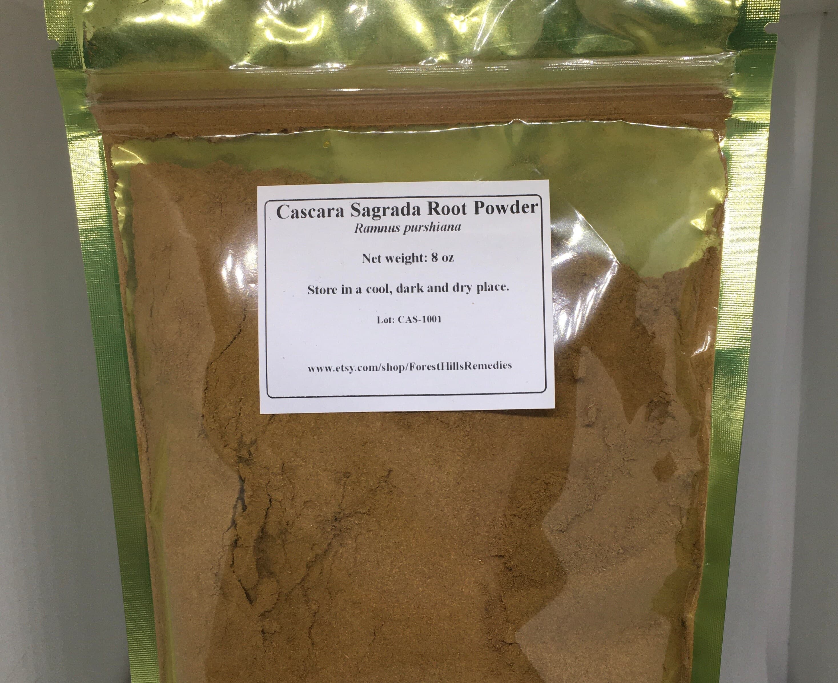 Cascara Sagrada Bark, Powder and Cut available, Rhamnus purshiana, 2-16 oz bags - image 3