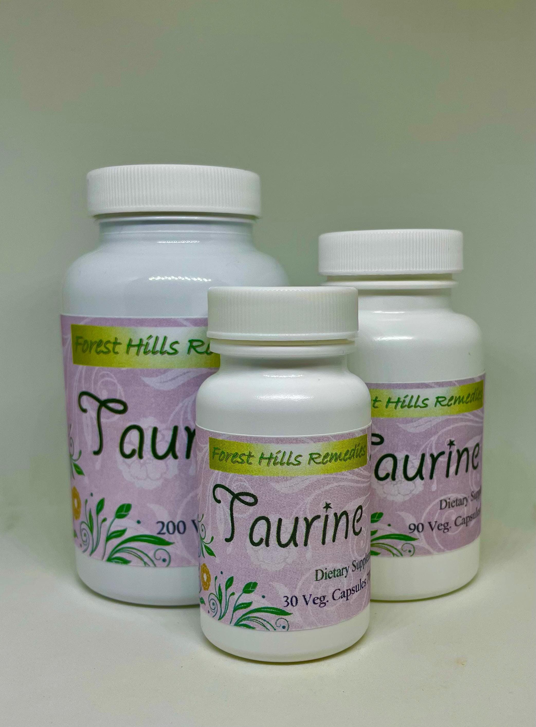 Pure Vision, Taurine Vegan Capsules, Kosher, Halal, Easy Swallow, Free Shipping, Amino Acid supplement, Different Counts - image 5