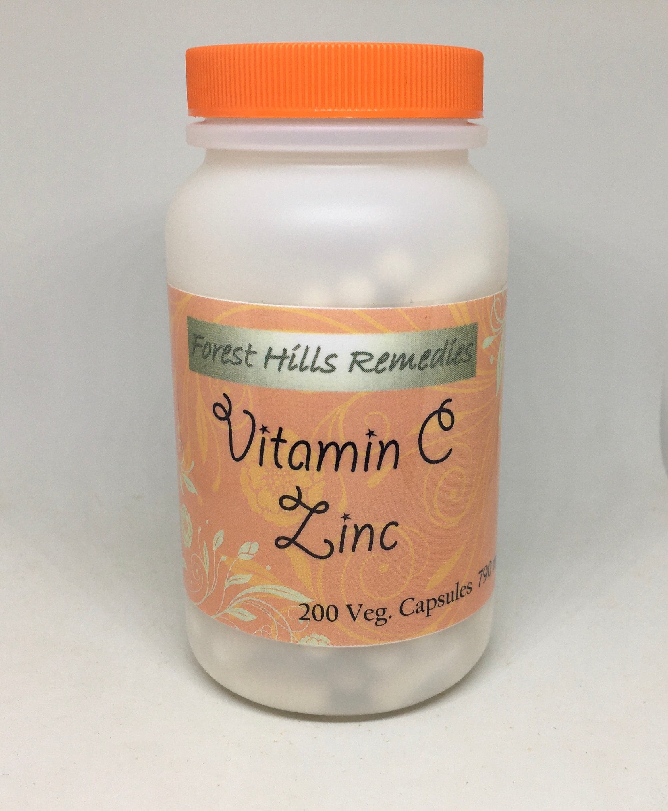 Vegan Vitamin C and Zinc Capsules, Forest Hills Remedies