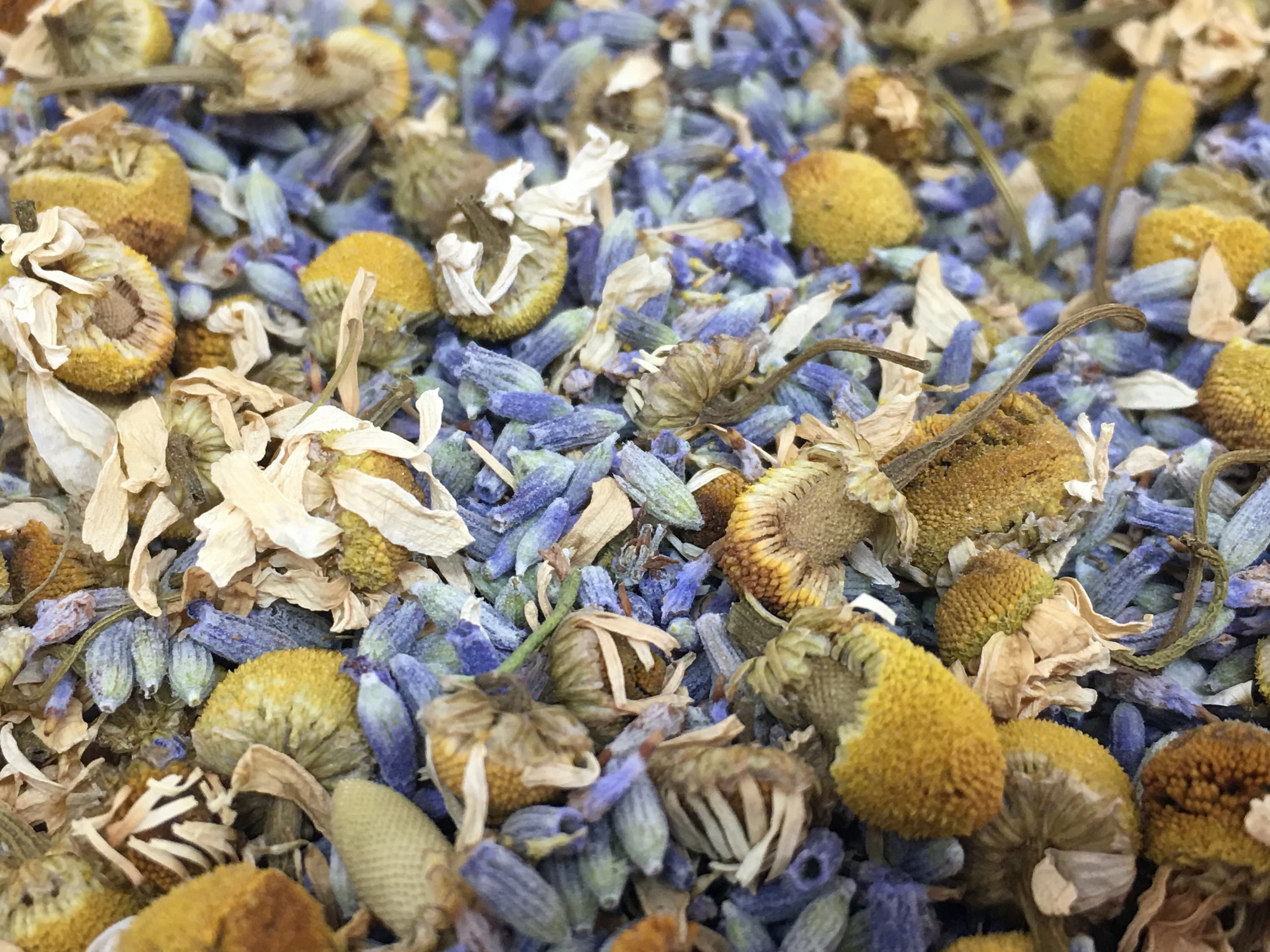 Organic Lavender Chamomile Tea, Calming Loose Leaf Blend