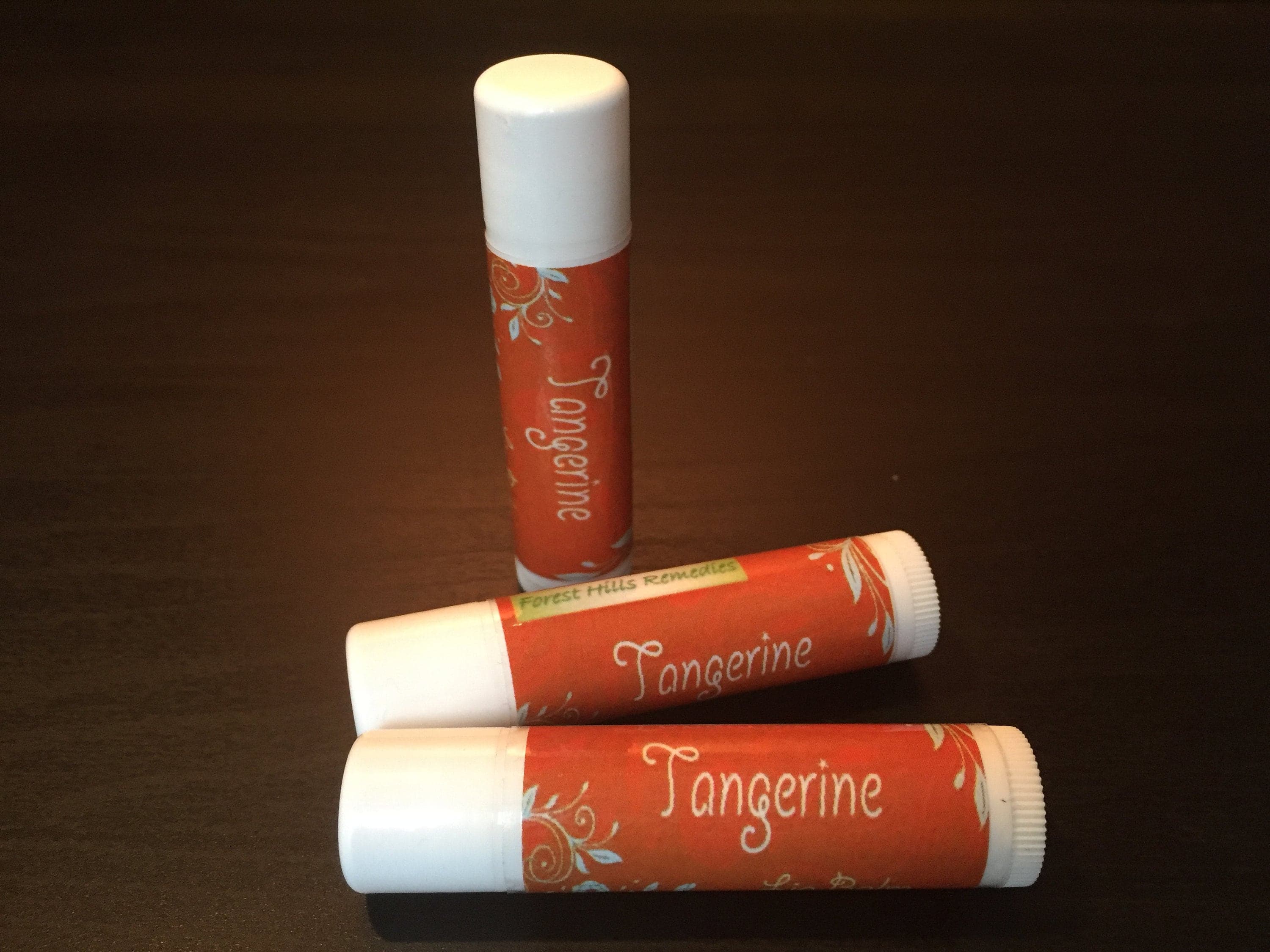Tangerine Lip Balm, All Natural, Herbal Kosher Halal Lip Balm, No Petroleum, Retail and Wholesale - image 4