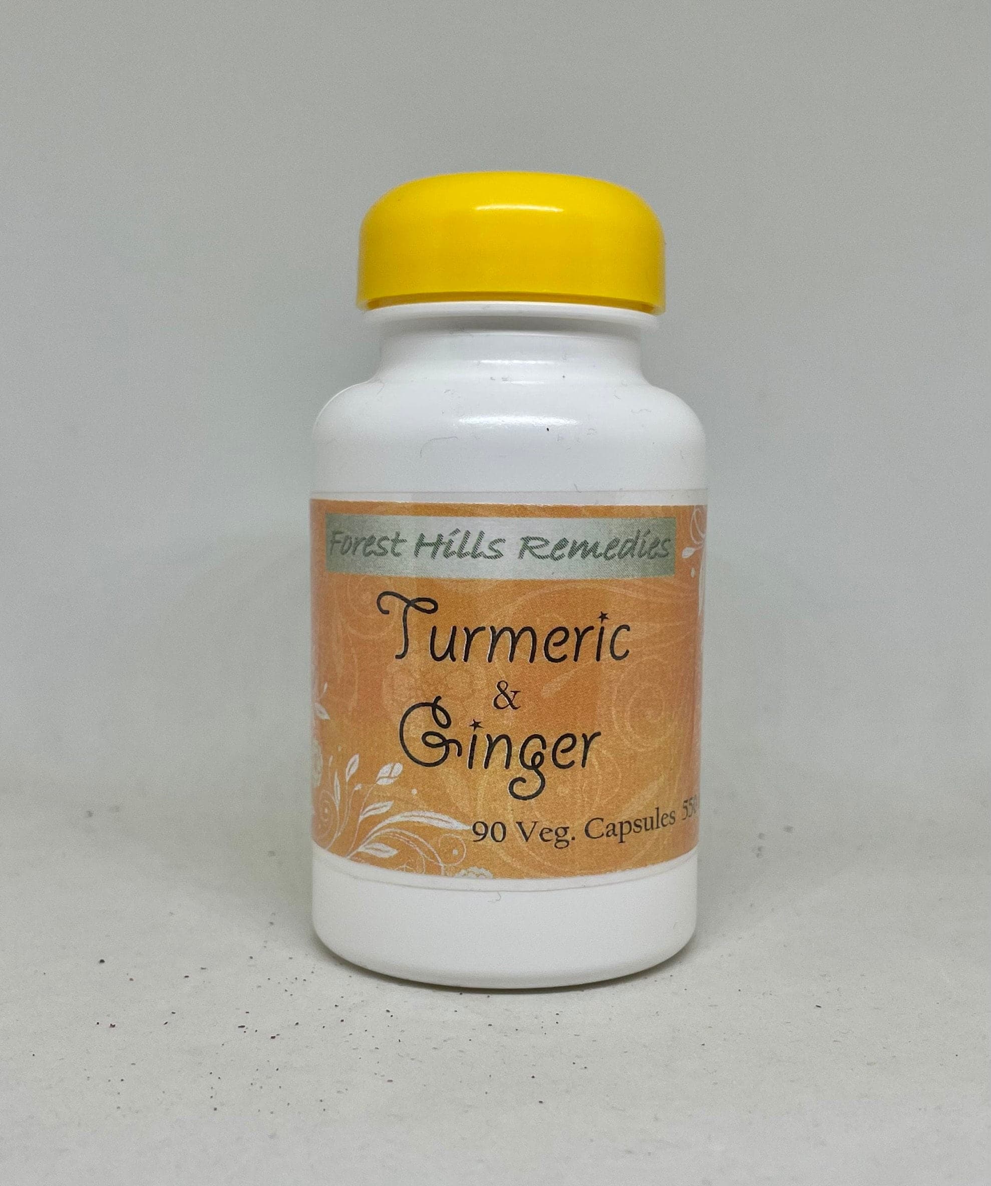 Turmeric & Ginger Vegan Kosher Halal Capsules, 550 mg, Organic Ingredients, Retail and Wholesale - image 3