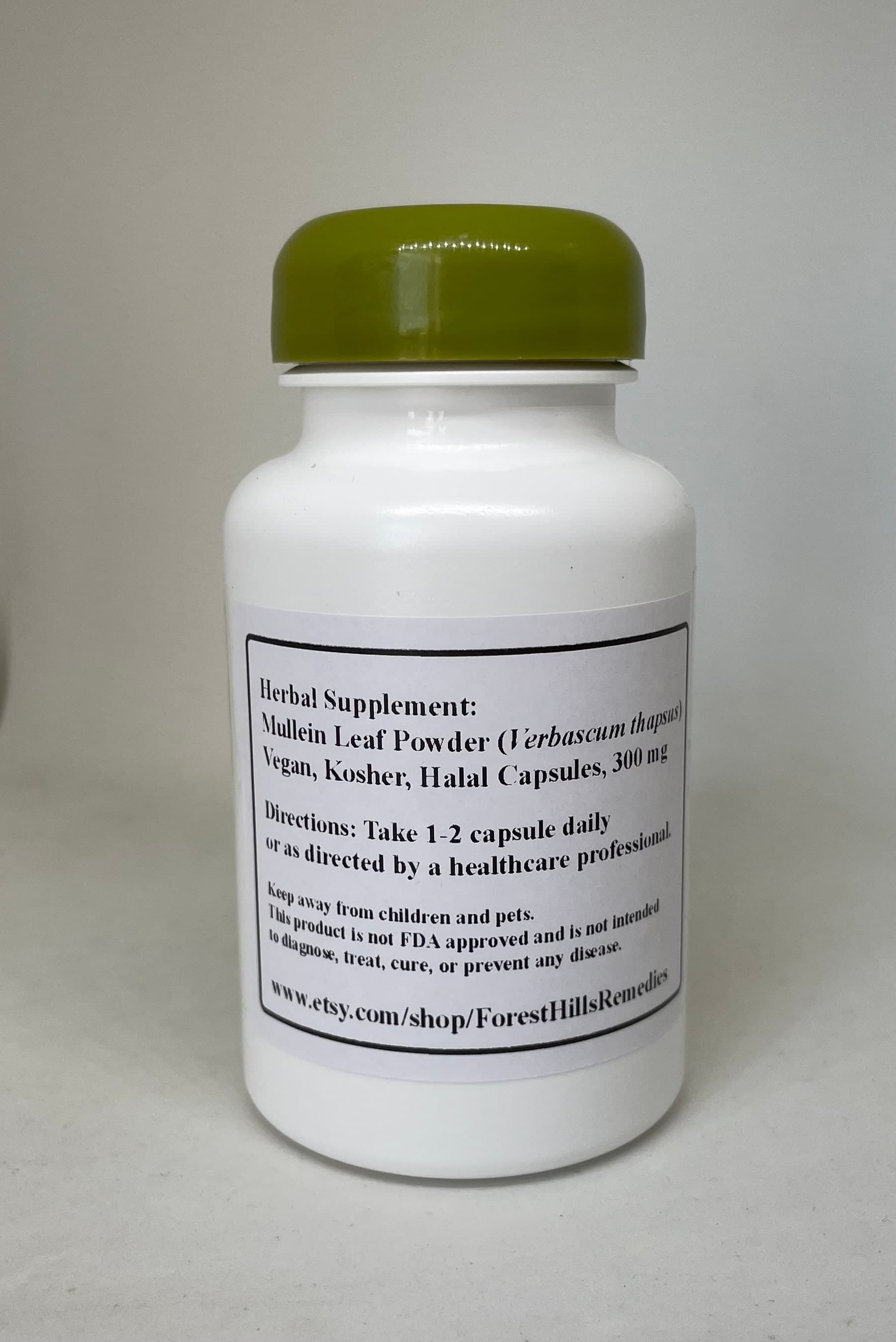 Mullein Leaf Vegan Kosher Halal Capsule, 100% Pure, Origin USA, Wholesale and Retail - image 3
