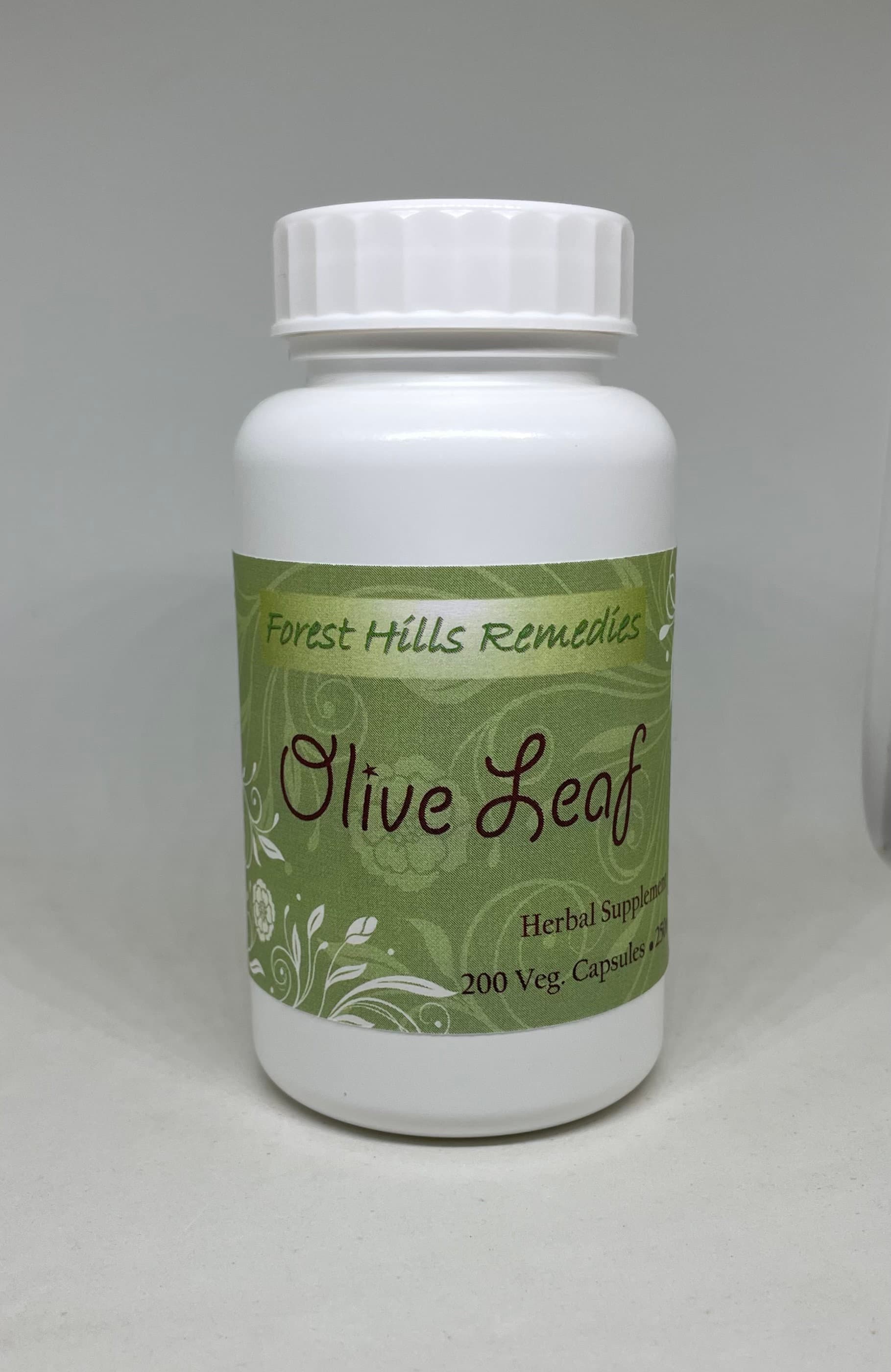 Olive Leaf Vegan, Kosher, Halal Capsules, Retail & Wholesale, Easy Swallow, All Natural, Pure