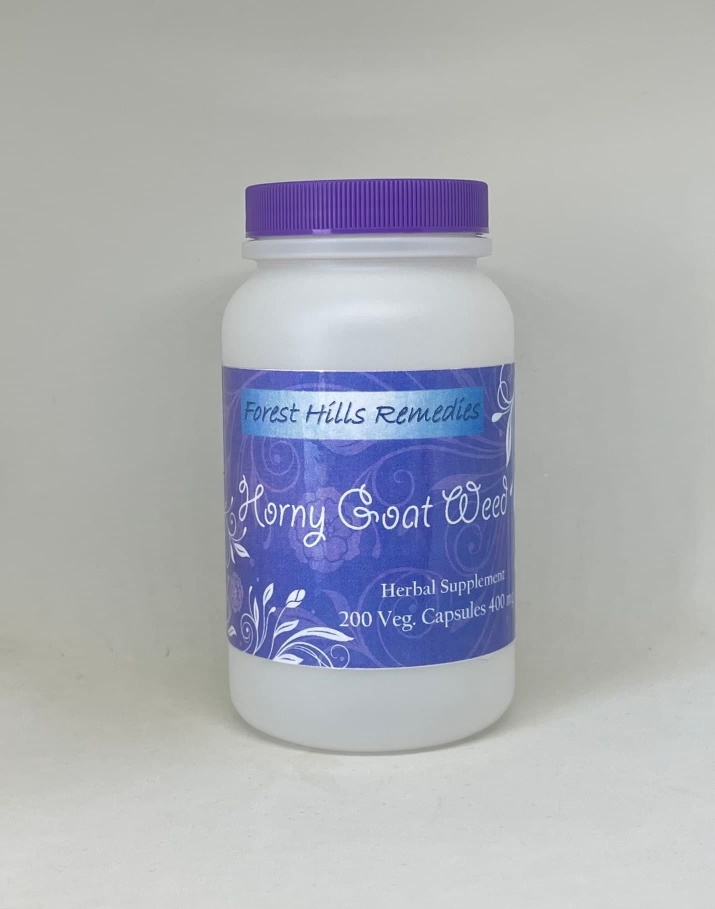 Horny Goat Vegan Capsule, 400 mg, 100% Pure, No additive, Retail & Wholesale