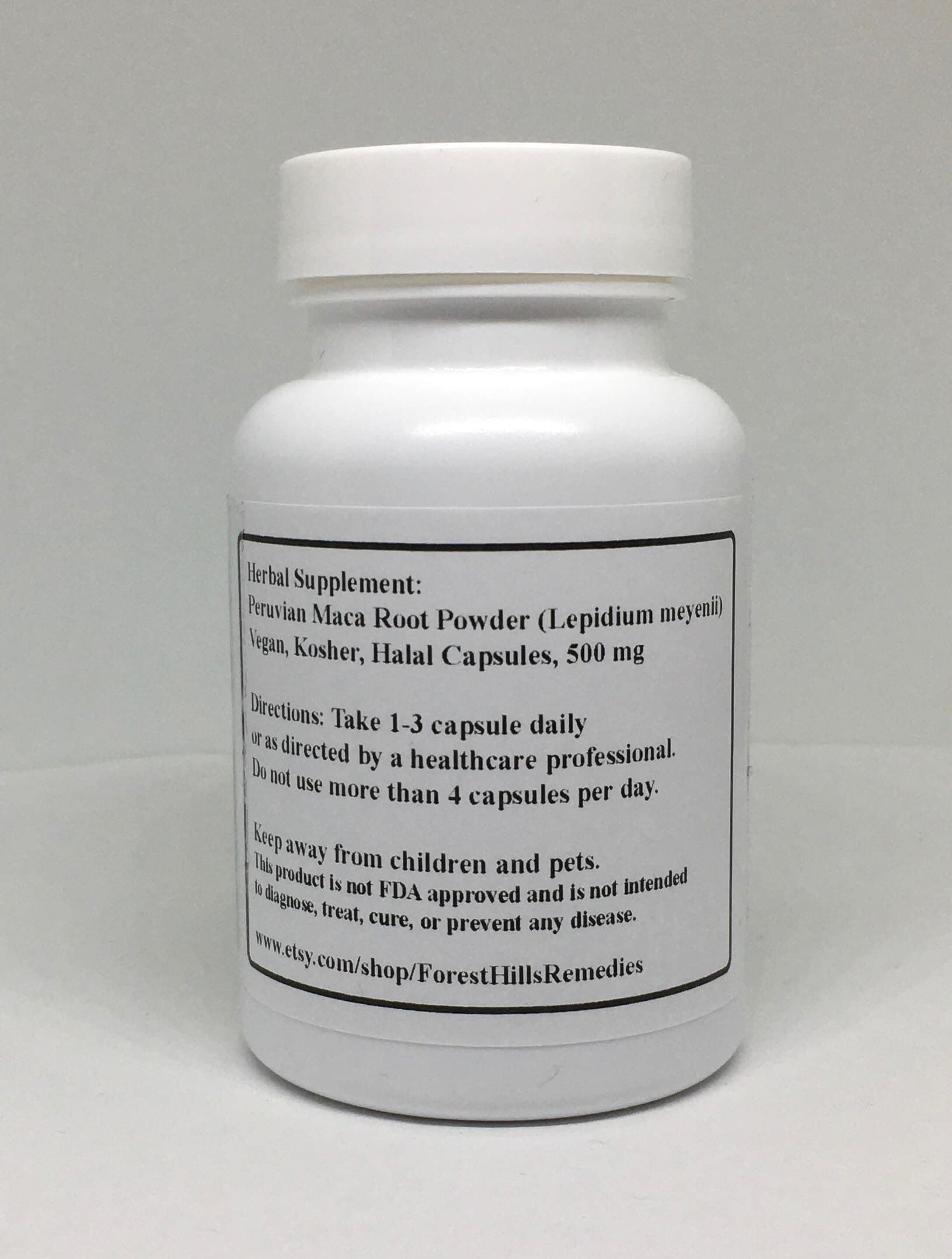 Organic Peruvian Maca Root Capsules, Vegan Kosher Halal - image 4