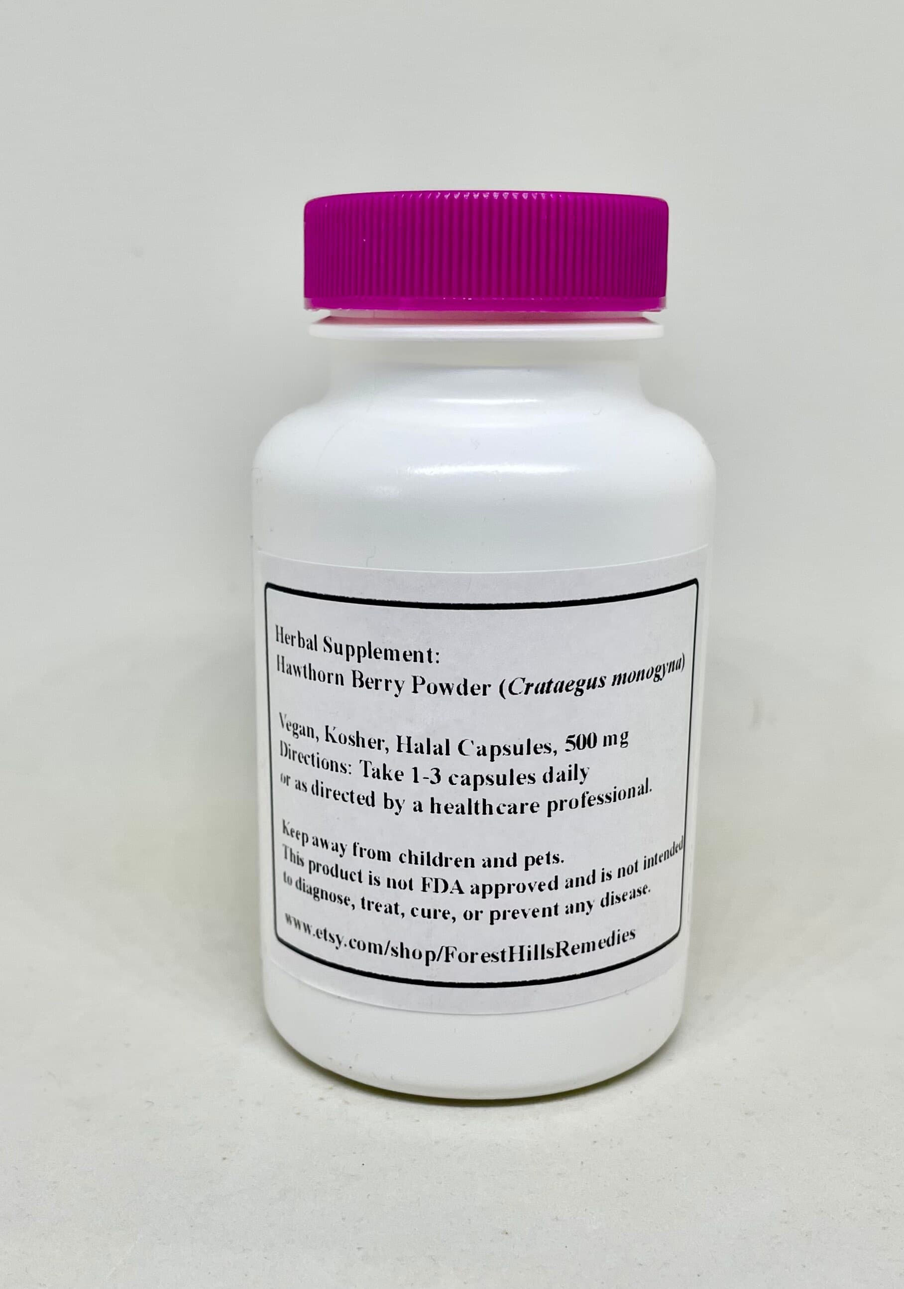 Hawthorn Berry Vegan, Kosher, Halal Capsules, Retail & Wholesale, Different Counts Available - image 3
