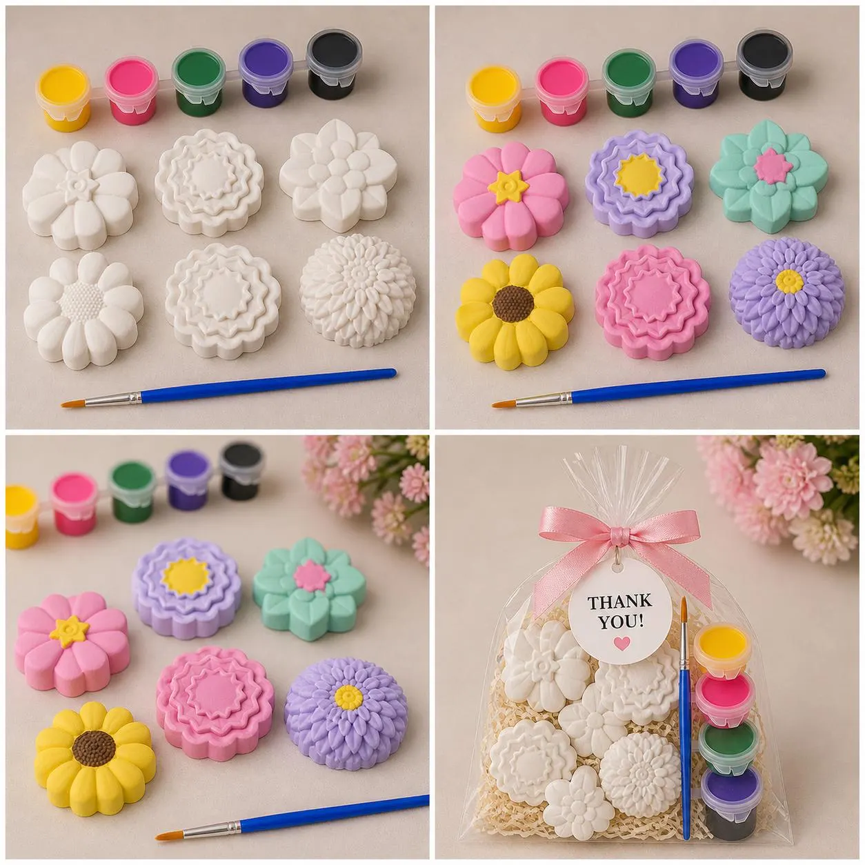 Flower Kids Painting Kit – DIY Craft Gift Box Set - image 3