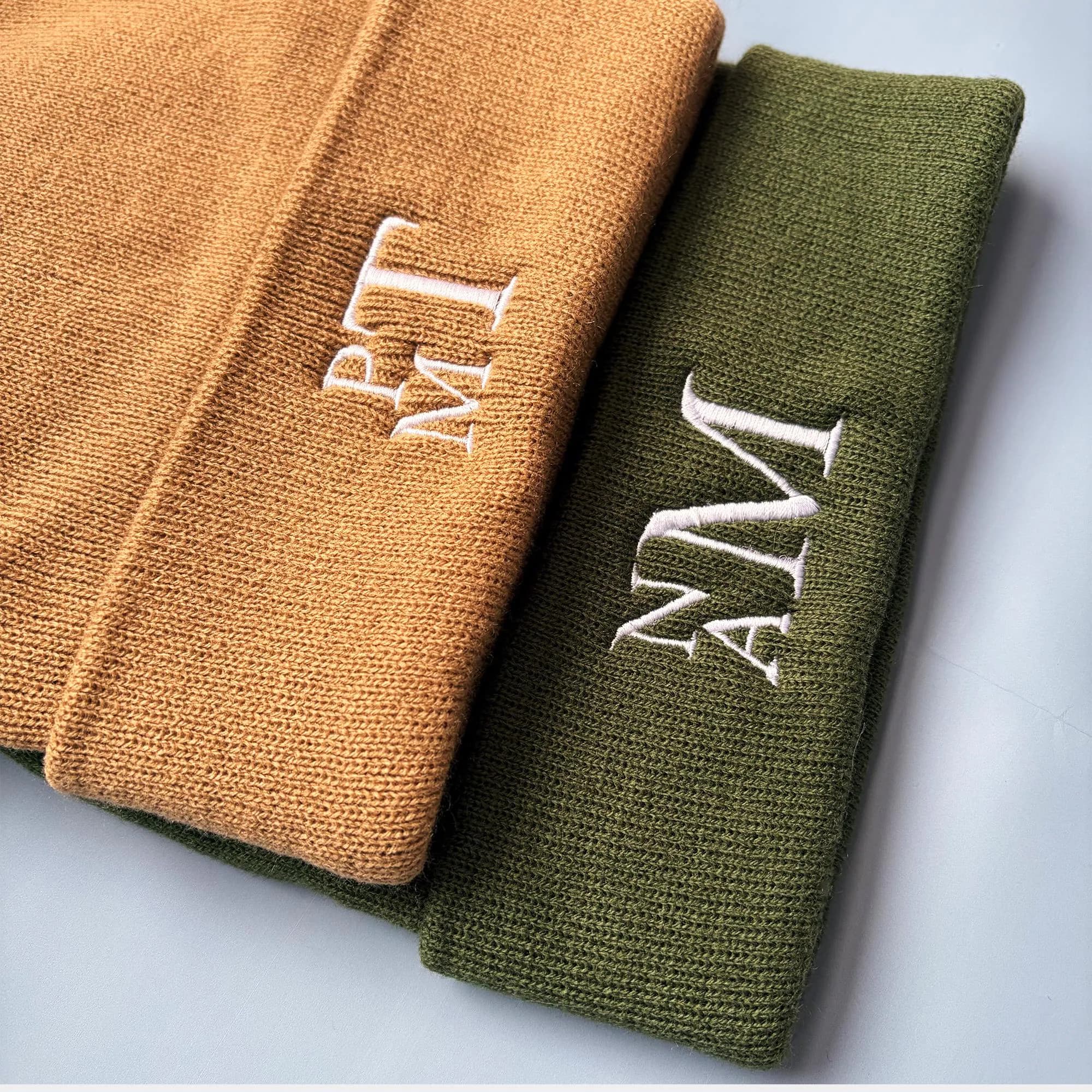 Custom Beanies, Baby Beanie, Personalized Beanie, Custom Embroidered Beanie, Dad and Kid Beanie, Birthday gift 25111901 - image 4