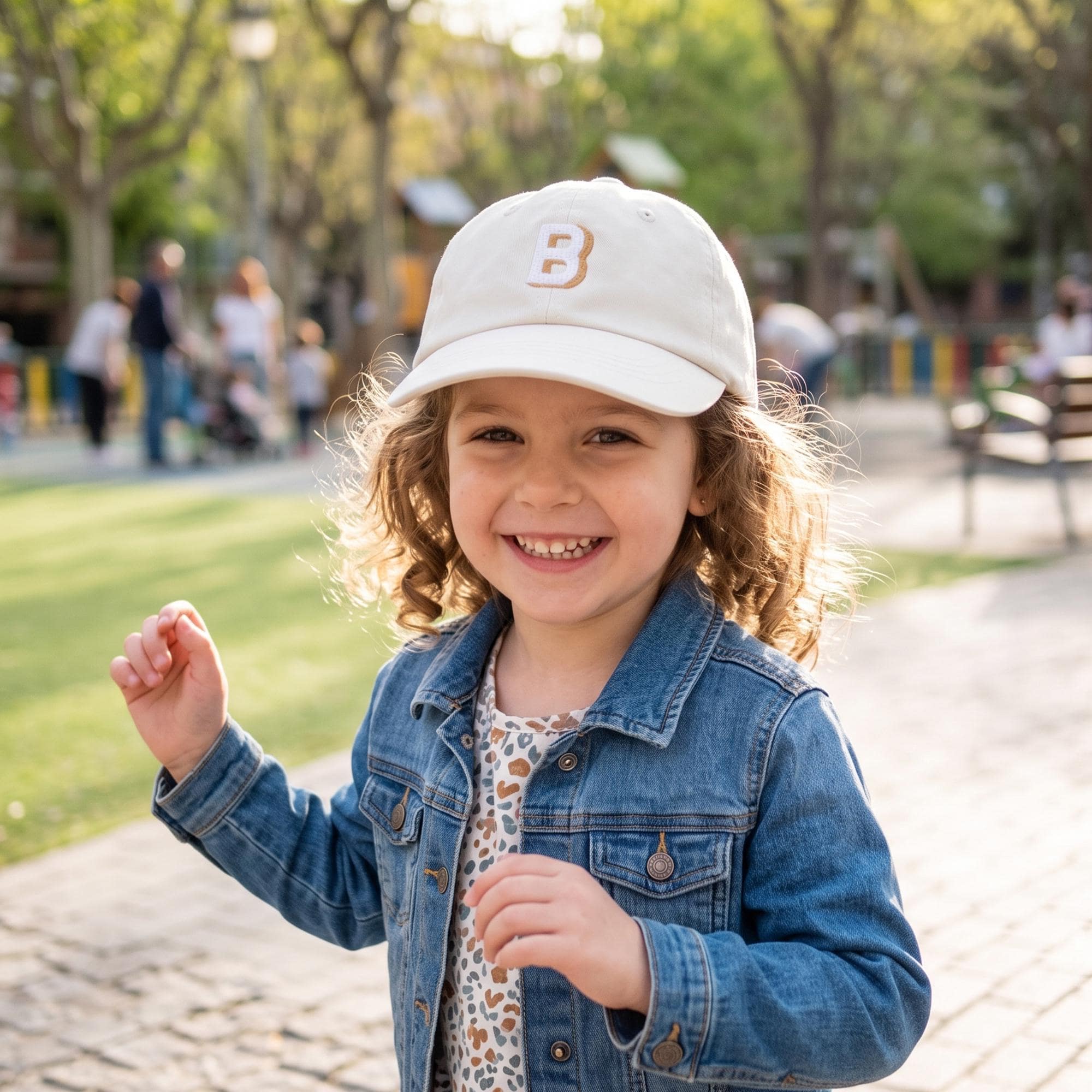 Toddler Monogram Initial Baseball Hat,Custom Single‑Letter Embroidered Cap,Personalized Sun Hat for Boys & Girlst,G0908 - image 3