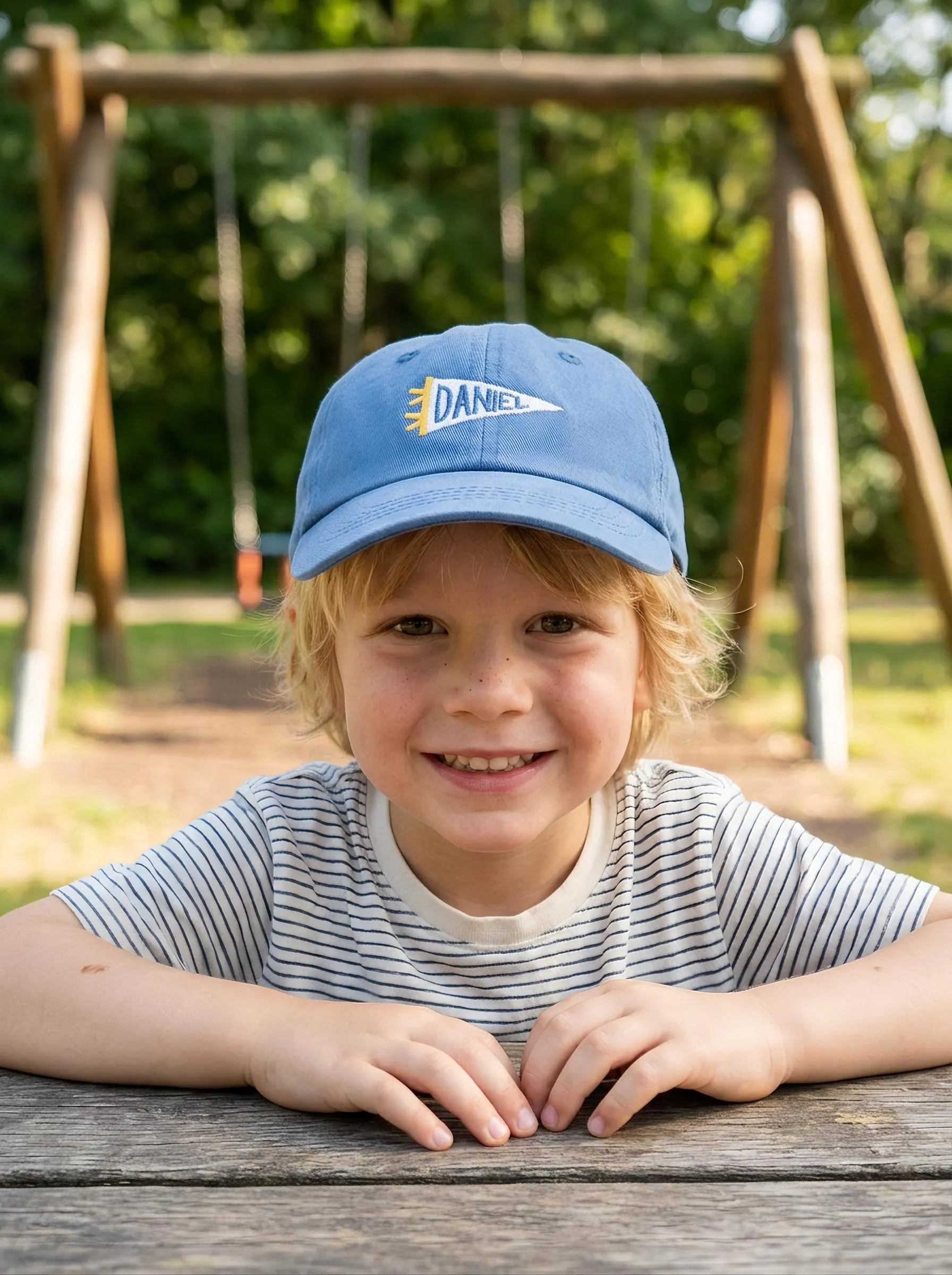 Custom Embroidered Pennant Name Kids Cap,Personalized Toddler Baseball Hat,Baby Boy Girl Summer Hat,Birthday Present,G0904 - image 5