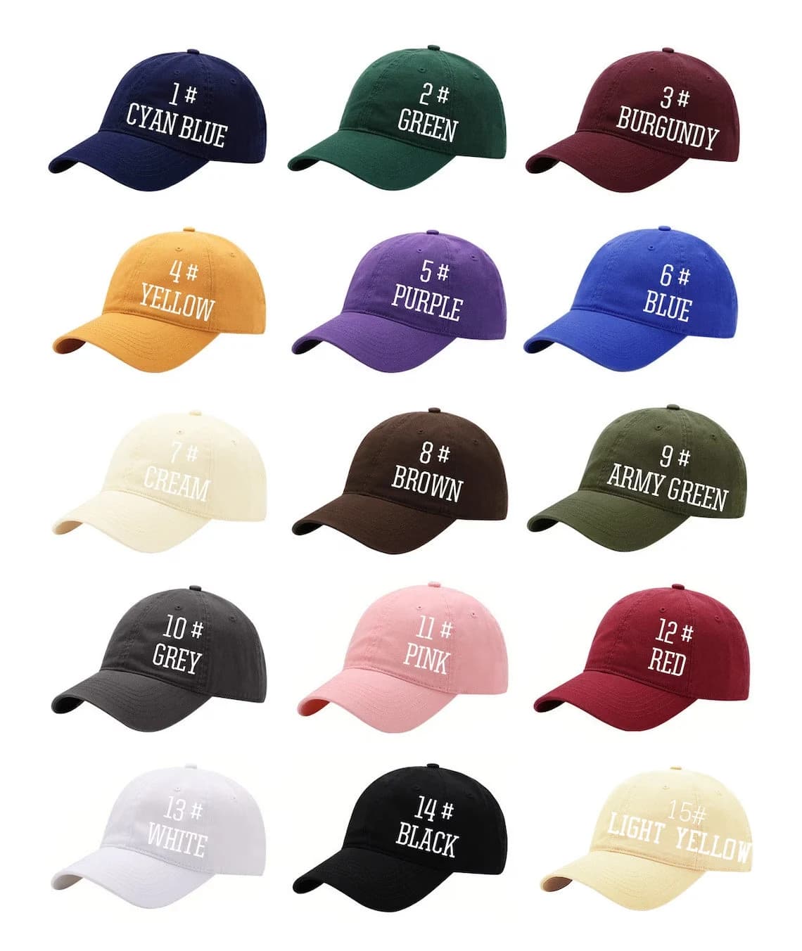 Personalized Custom Embroidered Hat Custom Logo Design your own Custom text Personalize Your Hat Custom Hat Dad Hat Baseball Cap Purple cap - image 3