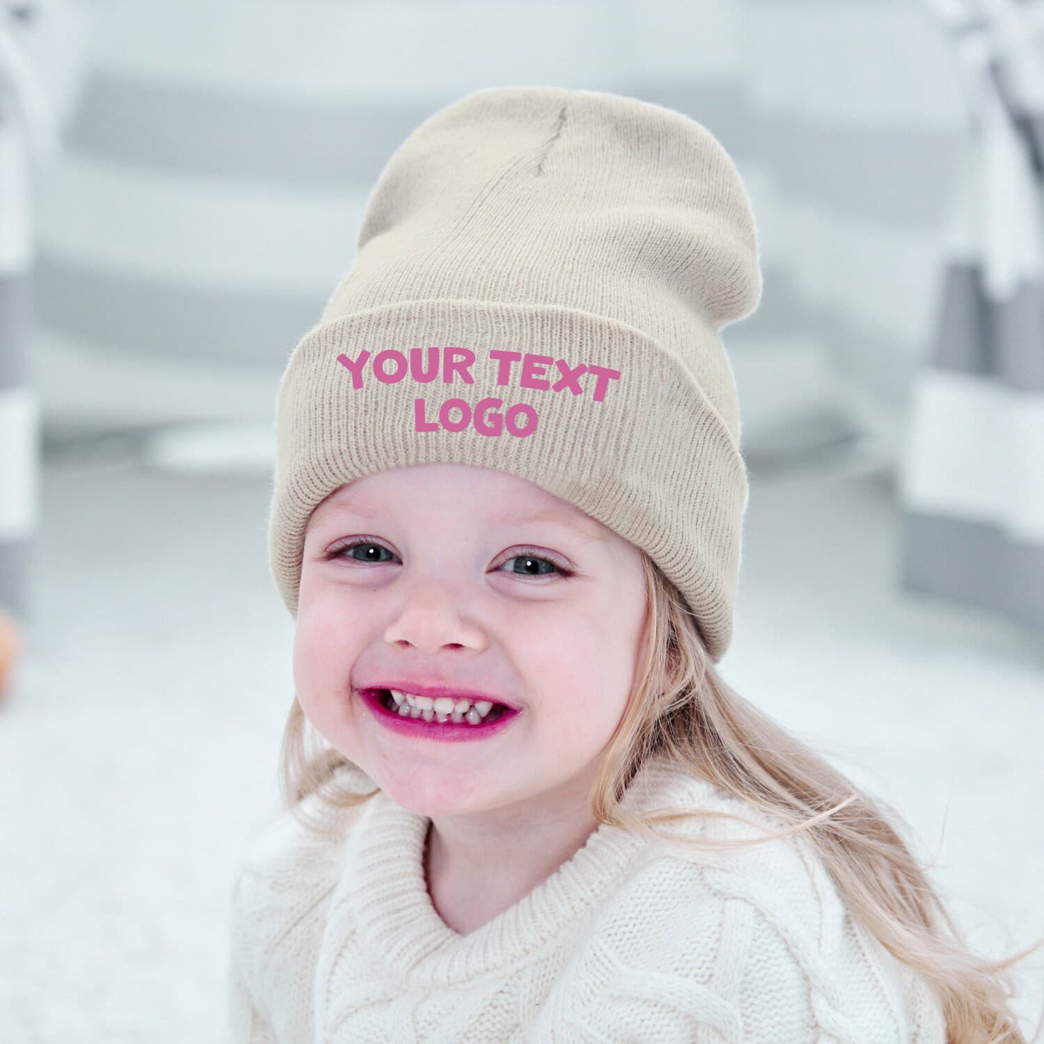Custom Beanies for Adult Baby Kids, Baby Beanie, Personalized Beanie, Custom Embroidered Beanie, Dad and Kid Beanie, Birthday gift 24102403 - image 5