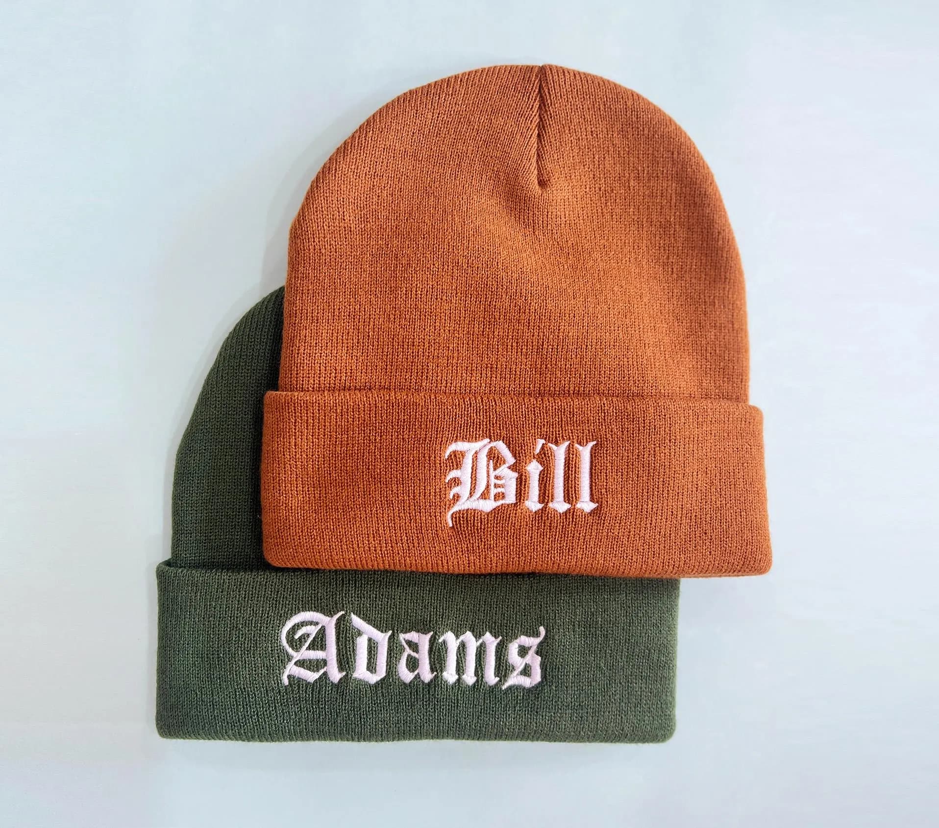 Custom Beanies for Adult Baby Kids, Baby Beanie, Personalized Beanie, Custom Embroidered Beanie, Dad and Kid Beanie, Birthday gift 24102403 - image 2