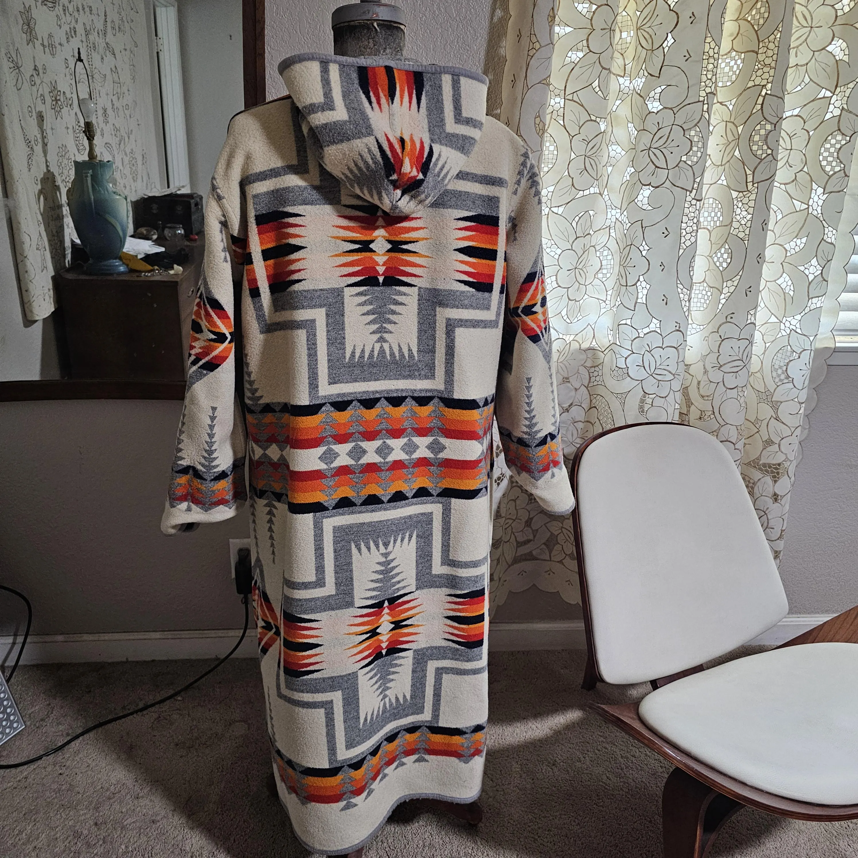 Vintage Pendleton Reversible Full Length Coat Size XL #C 2 - image 4