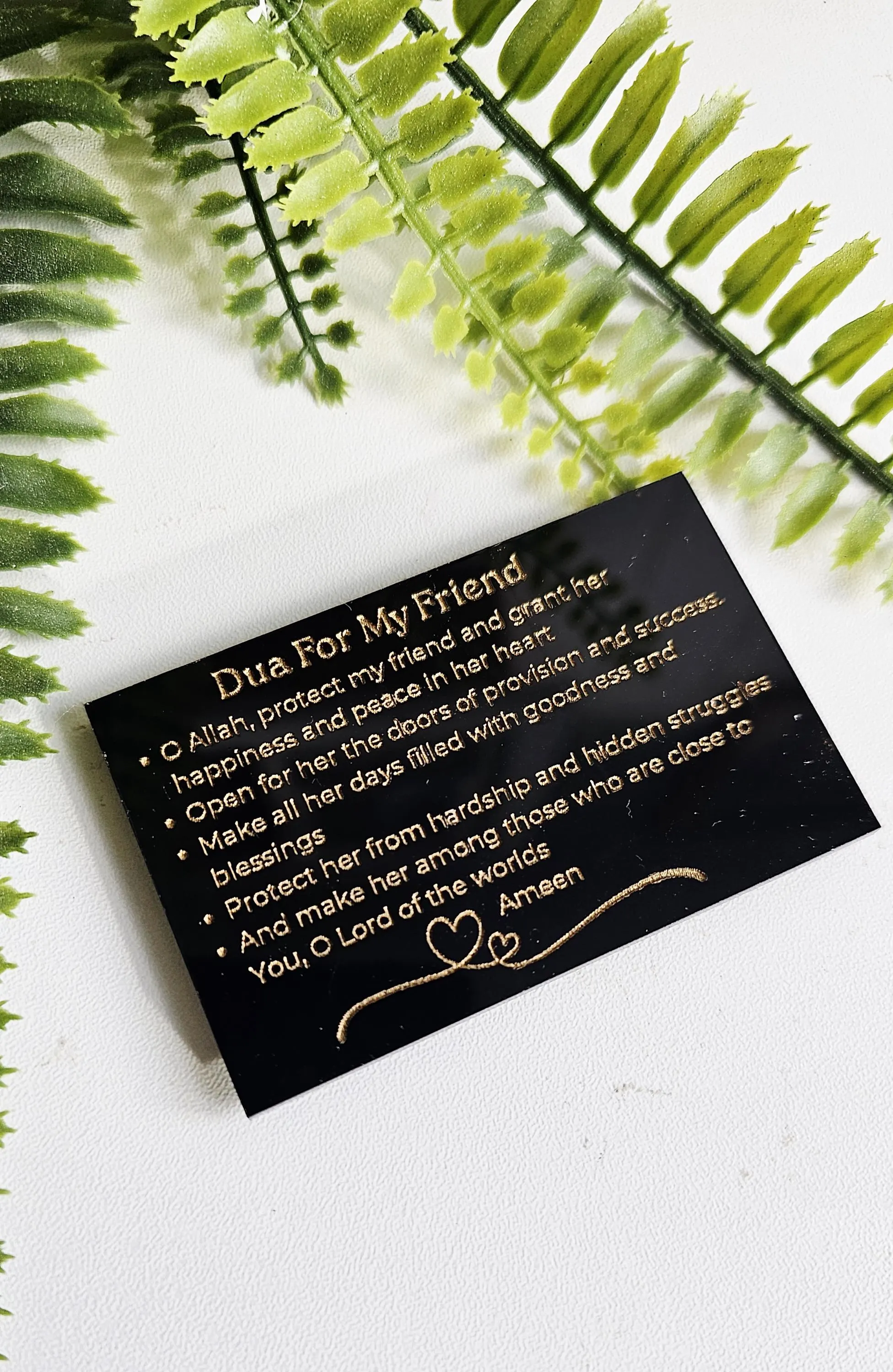 Islamic Dua Magnet for Friend, Eid Gift for Her, Muslim Friendship Gift, Islamic Home Decor, Ramadan Gift, Islamic Fridge Magnet Muslim gift