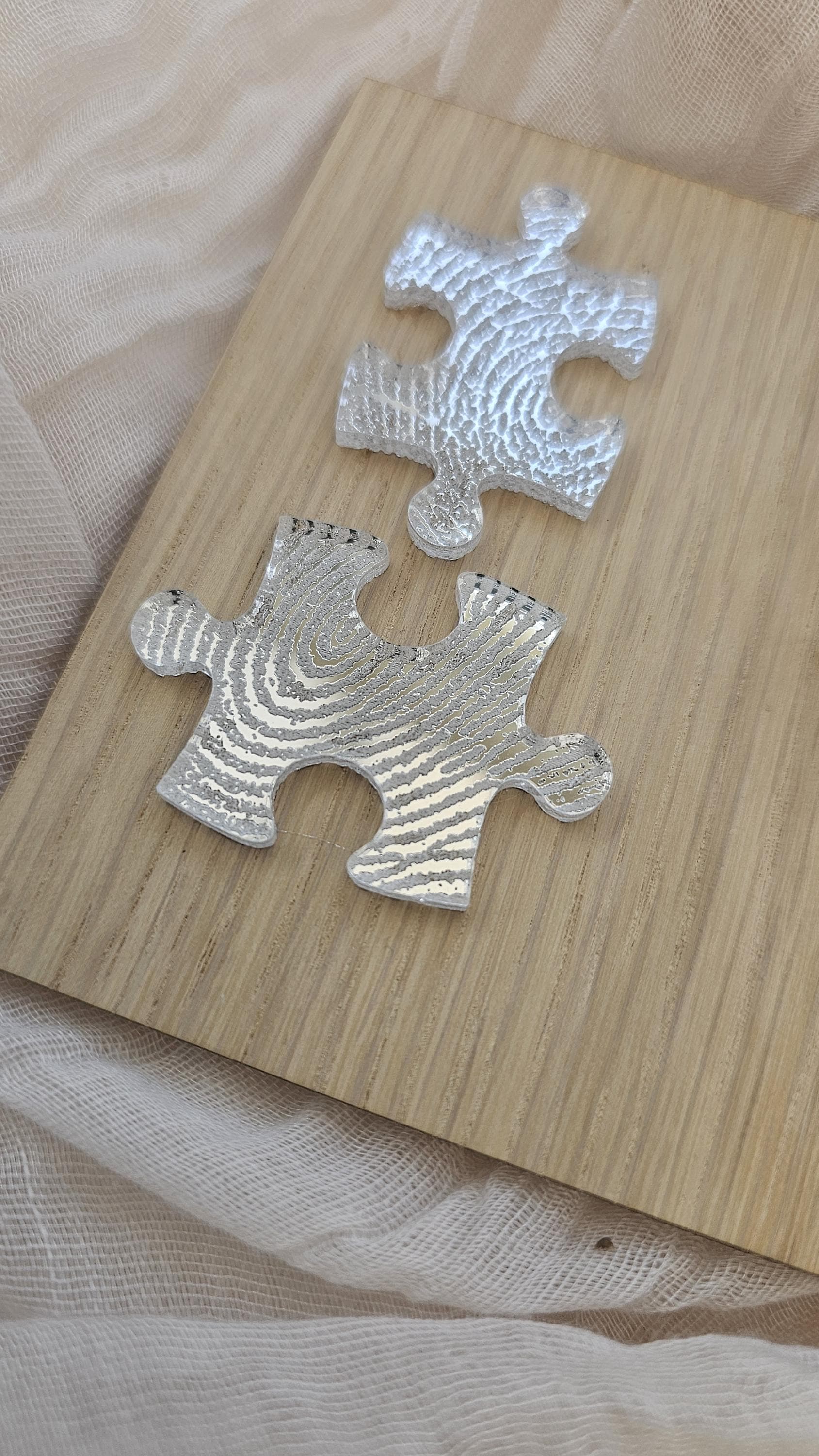 Personalised Fingerprint Puzzle Plaque | Wedding Gift | Anniversary Gift | Couple Keepsake | Engagement Gift | Custom Fingerprint Sign - image 4