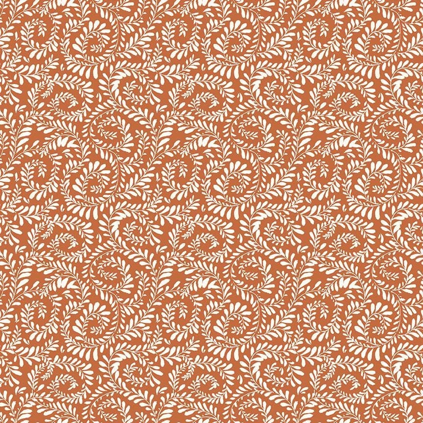 Sunflower Whispers Ferns Pumpkin by Lisa Audit for Riley Blake Designs - C16672-PUMPKIN