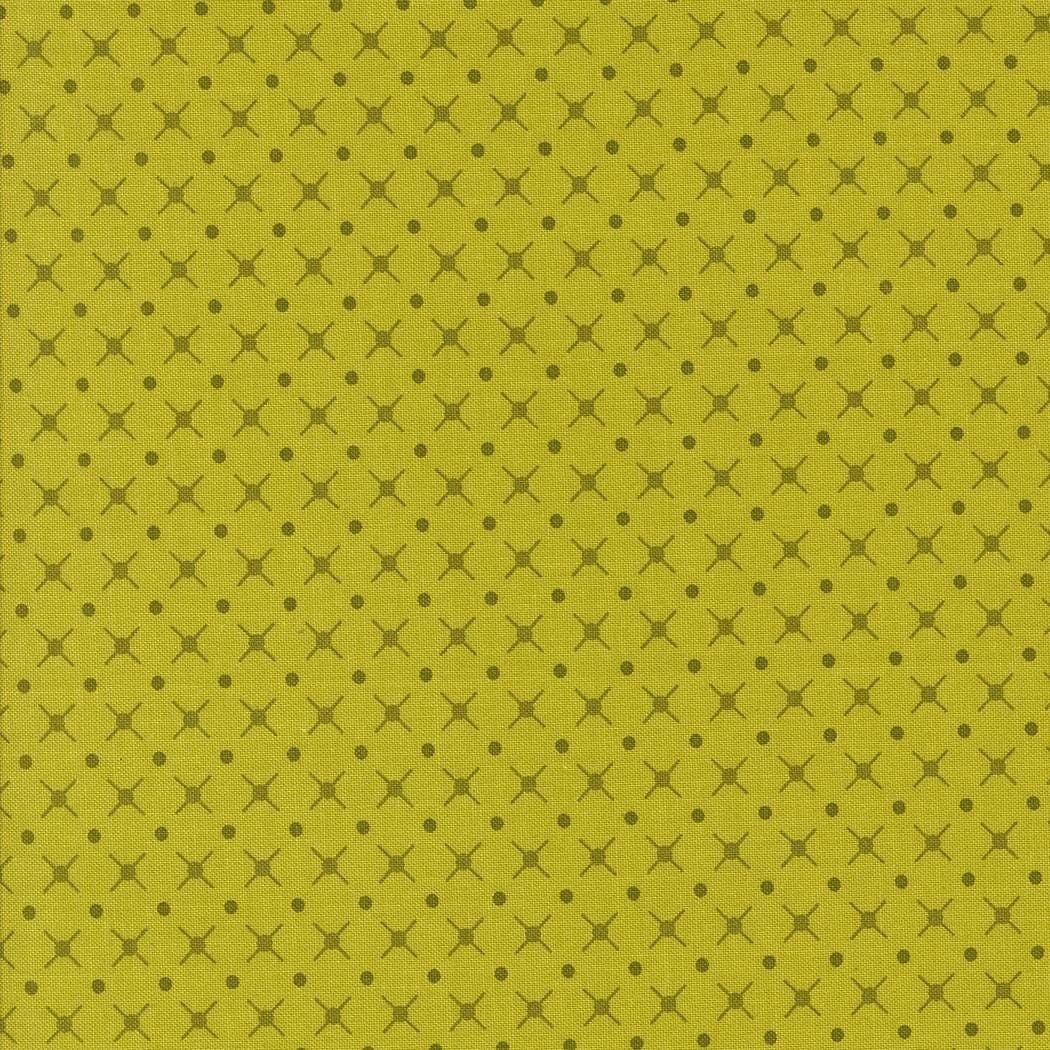 Color Crush X and O Blenders Dot Lime by V and Co. Vanessa Christenson for Moda Fabrics - 10887 19