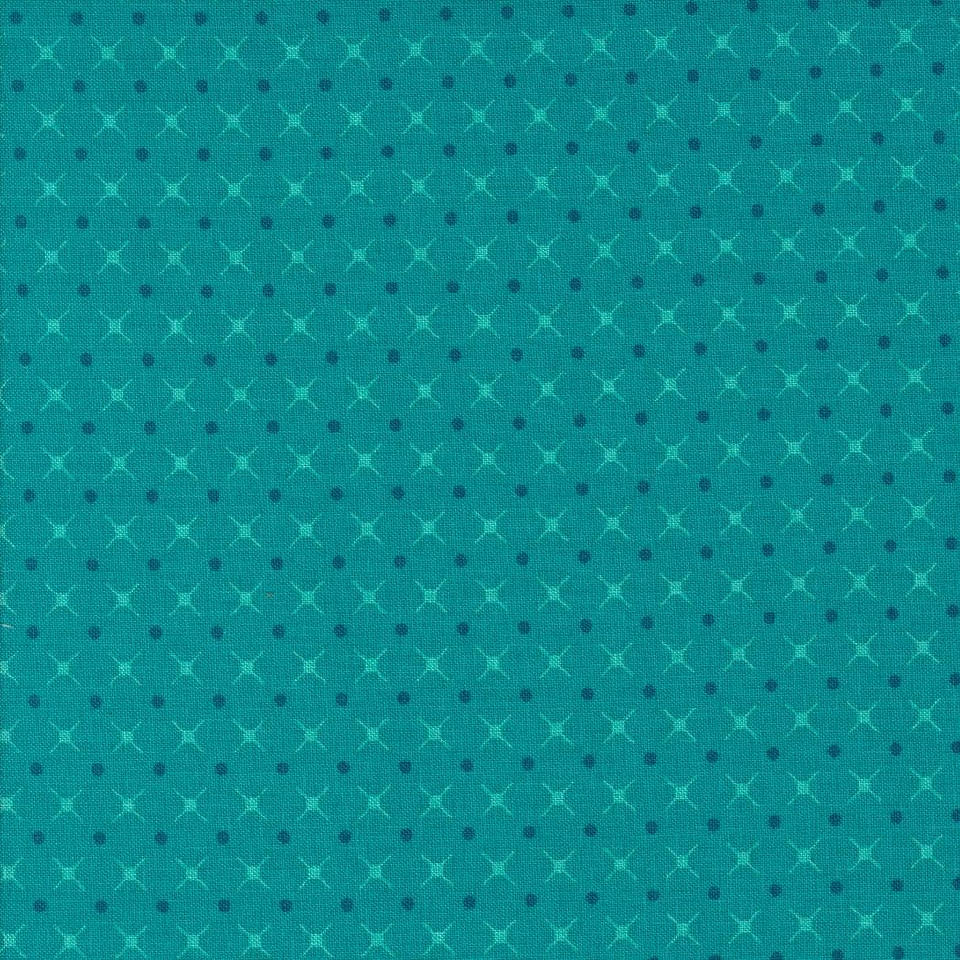 Color Crush X and O Blenders Dot Turquoise by V and Co. Vanessa Christenson for Moda Fabrics - 10887 16