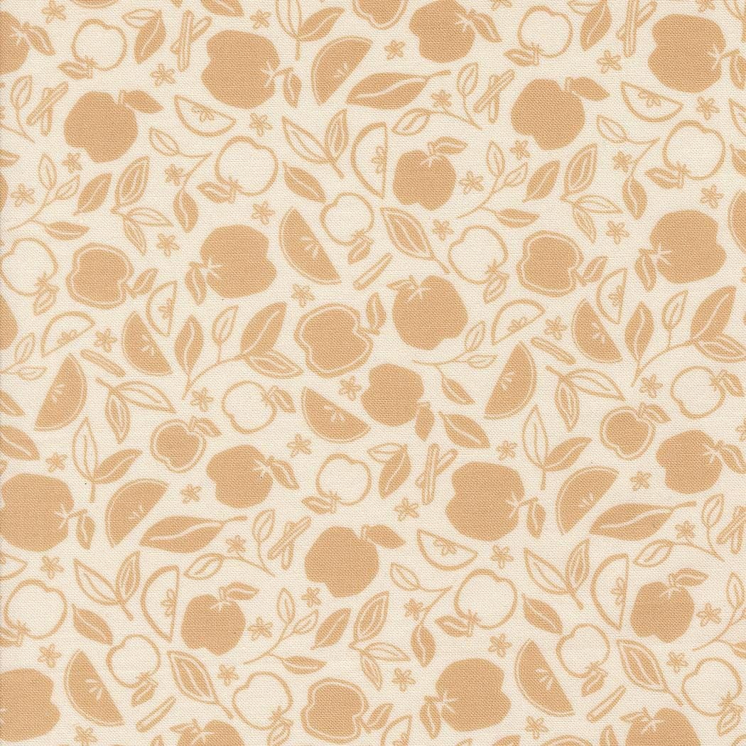 Rainier Apple Crisp Novelty Fruit Eggshell Tan by Jessica Rose for Moda Fabrics -  38143 11