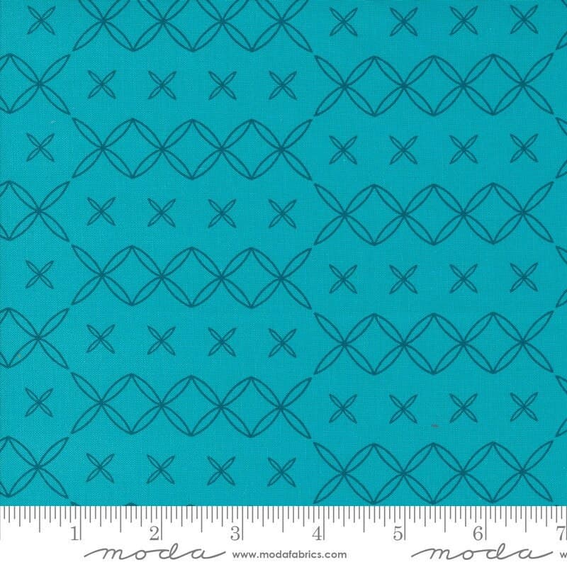 Rainbow Spice Blooming Arc Topaz by Sariditty for Moda Fabrics - 45047 22