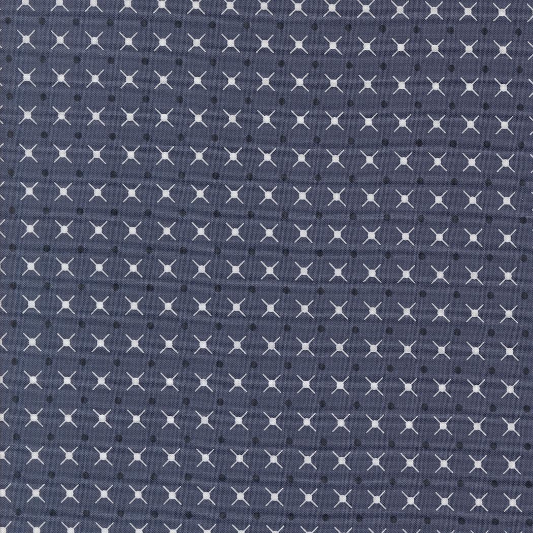 Color Crush X and O Blenders Dot Indigo by V and Co. Vanessa Christenson for Moda Fabrics - 10887 14