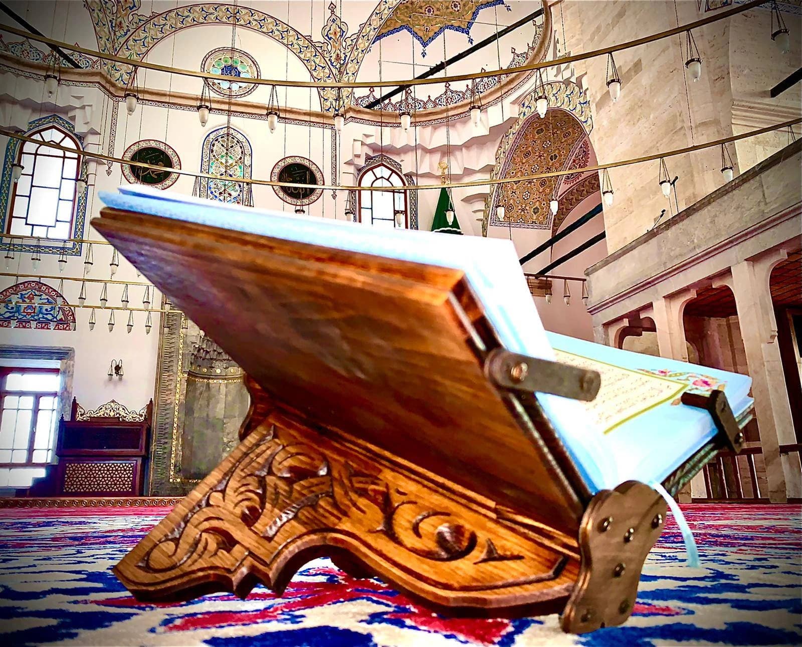 Book Stand, Bible Holder, Wooden Quran Stand,Reading Table Book Stand, Cookbook Stand,BookStand,Islamic Gifts,Ramadan Gift for Muslim - image 3