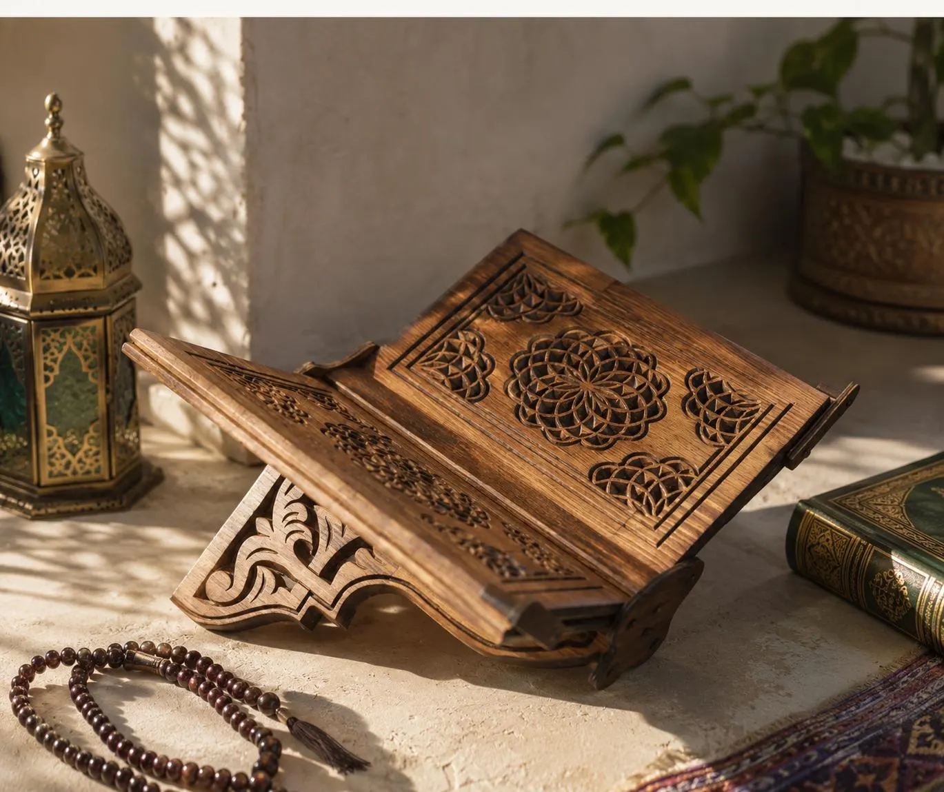 Book Stand, Bible Holder, Wooden Quran Stand,Reading Table Book Stand, Cookbook Stand,BookStand,Islamic Gifts,Ramadan Gift for Muslim - image 4