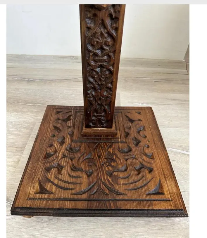Adjustable Wooden Quran Stand – Height Adjustable Book Holder, Bible Stand,Handmade Solid Wood Reading Holder Gifts for Muslims,Islamic Gift - image 3
