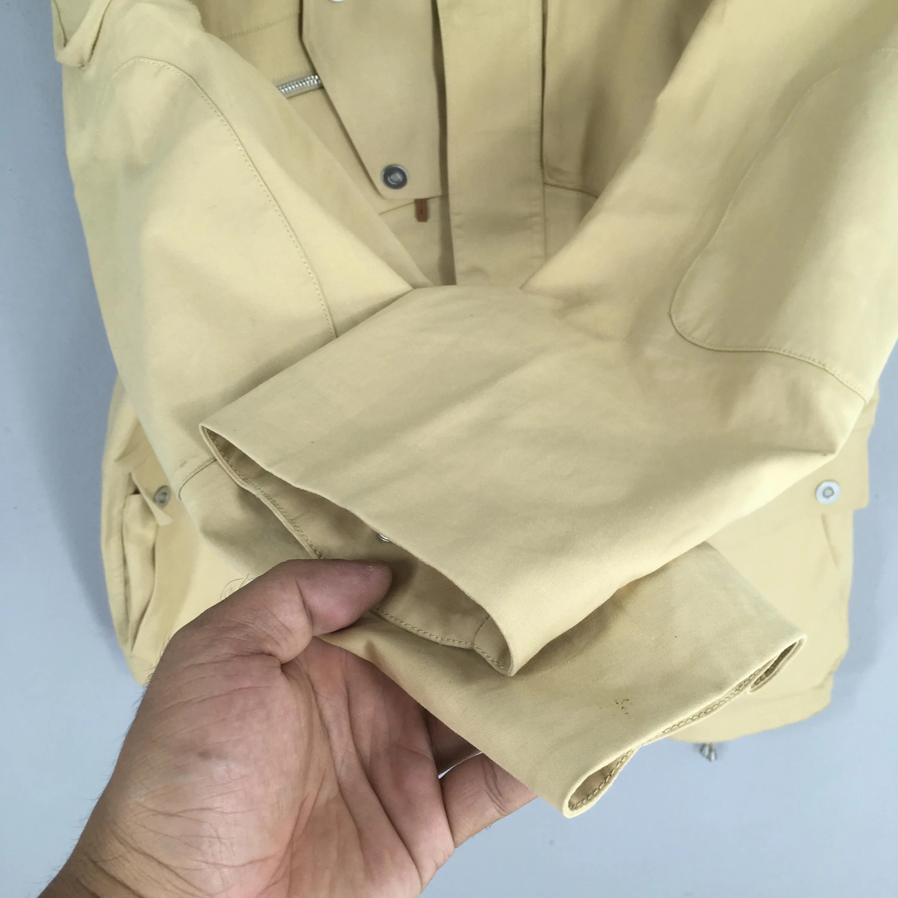 Vintage Polo Ralph Lauren Chore Military Jacket XLarge Ralph Lauren Workwear Hunting Jacket Men's Field RL 92 Harrington Brown Coat Size XL - image 5