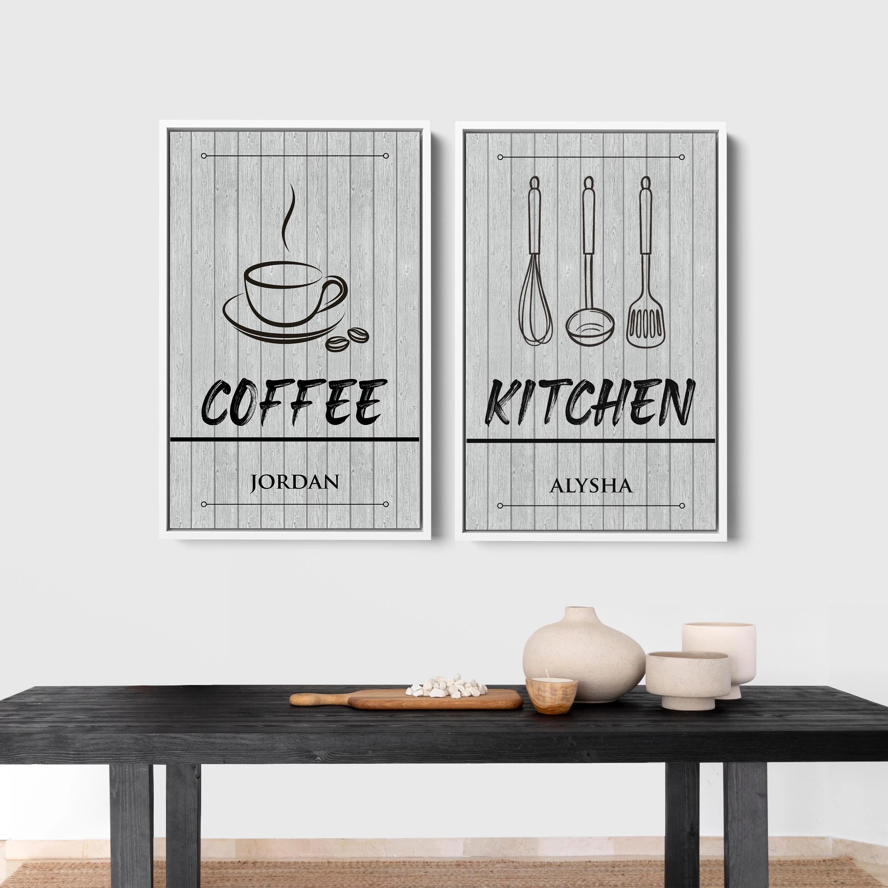 Custom Kitchen Canvas Sign, Farmhouse Decor, Personalized Wall Art - image 3